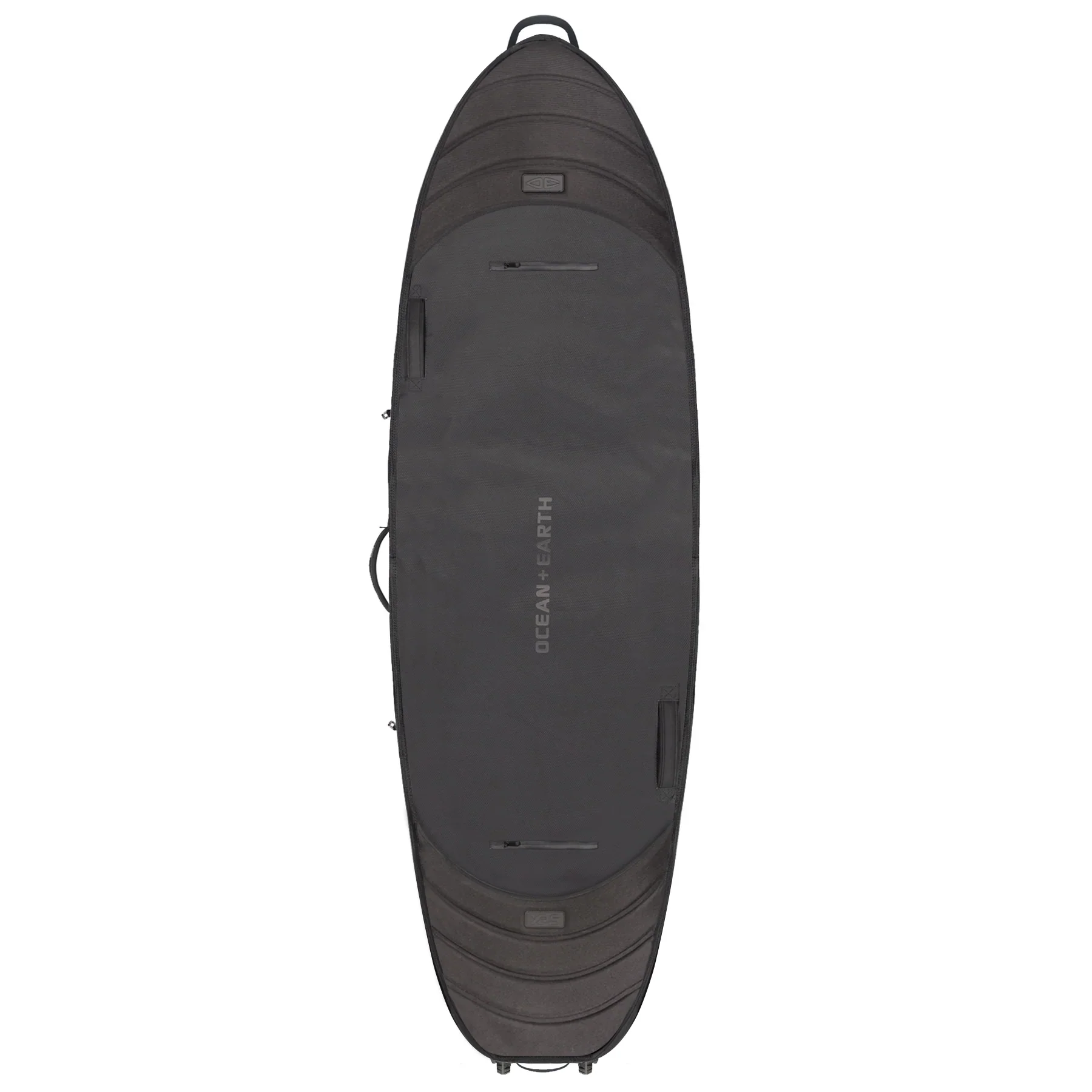 Apex Fish/Shortboard Travel Cover 4 Wheel - Black