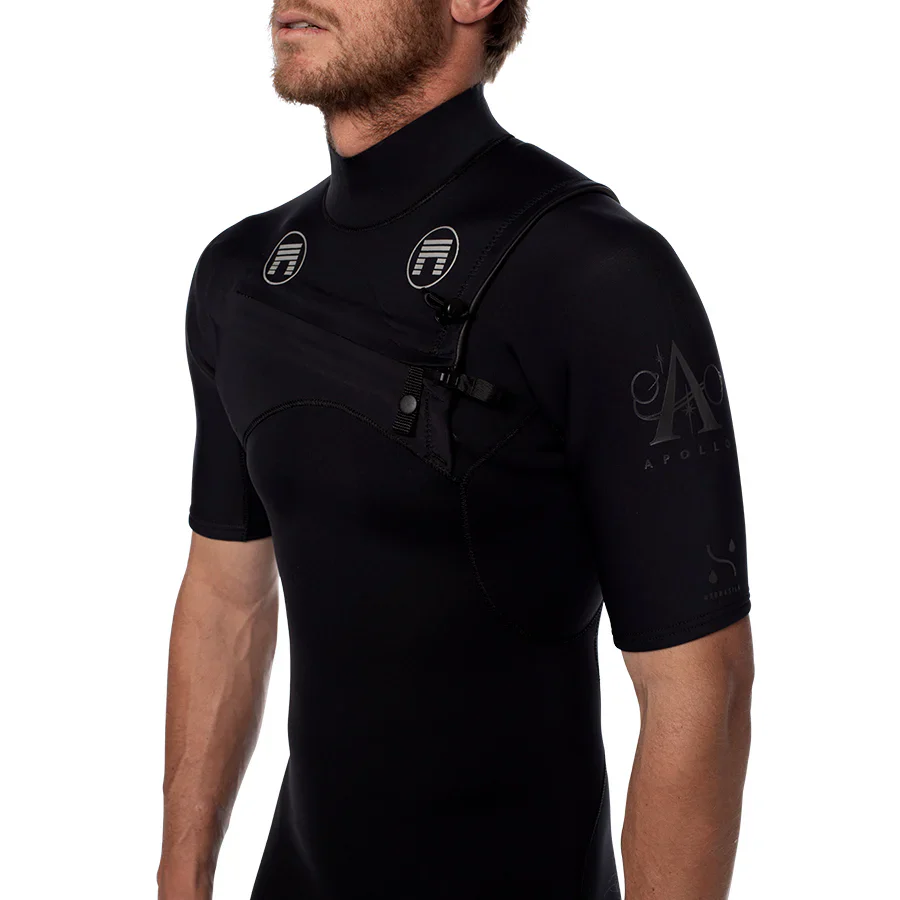Matuse Apollo 2mm Short Sleeve Steamer - Black - Image 2
