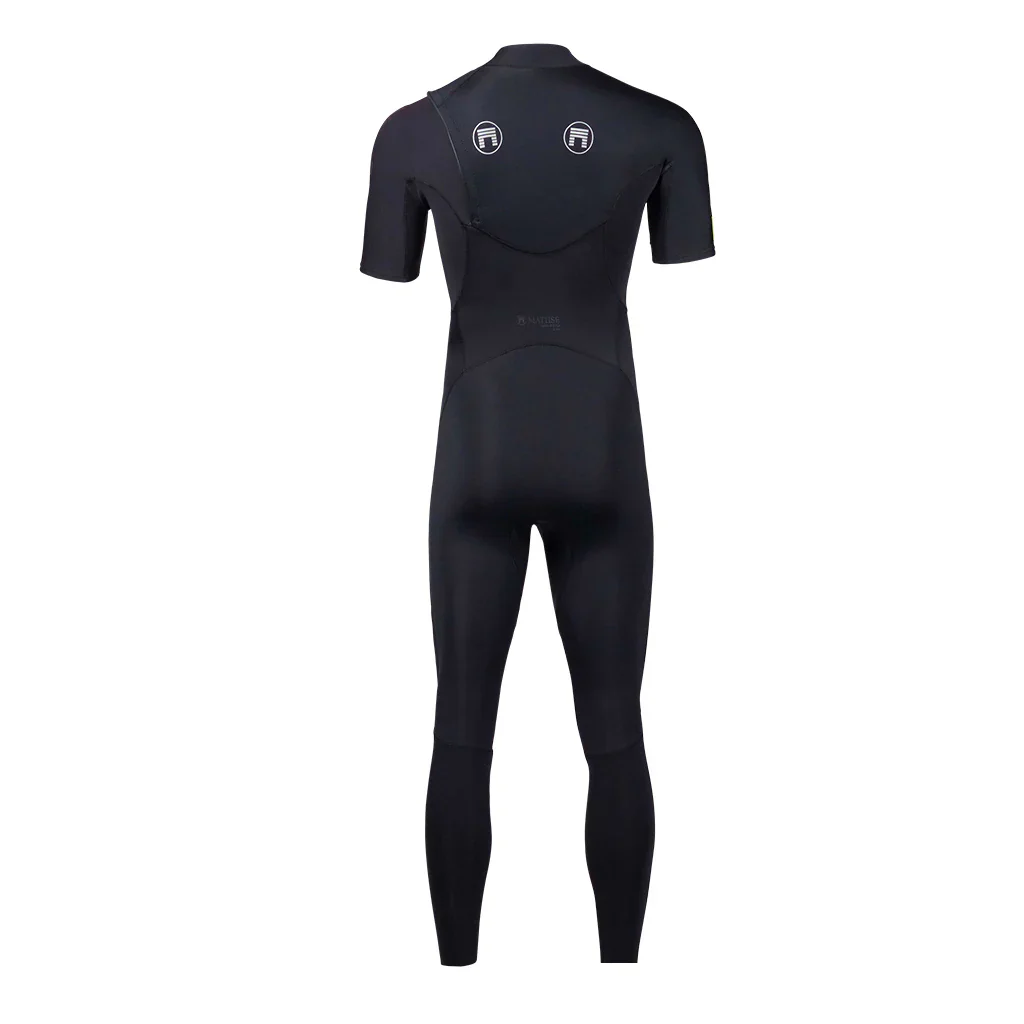 Matuse Apollo 2mm Short Sleeve Steamer - Black - Image 3