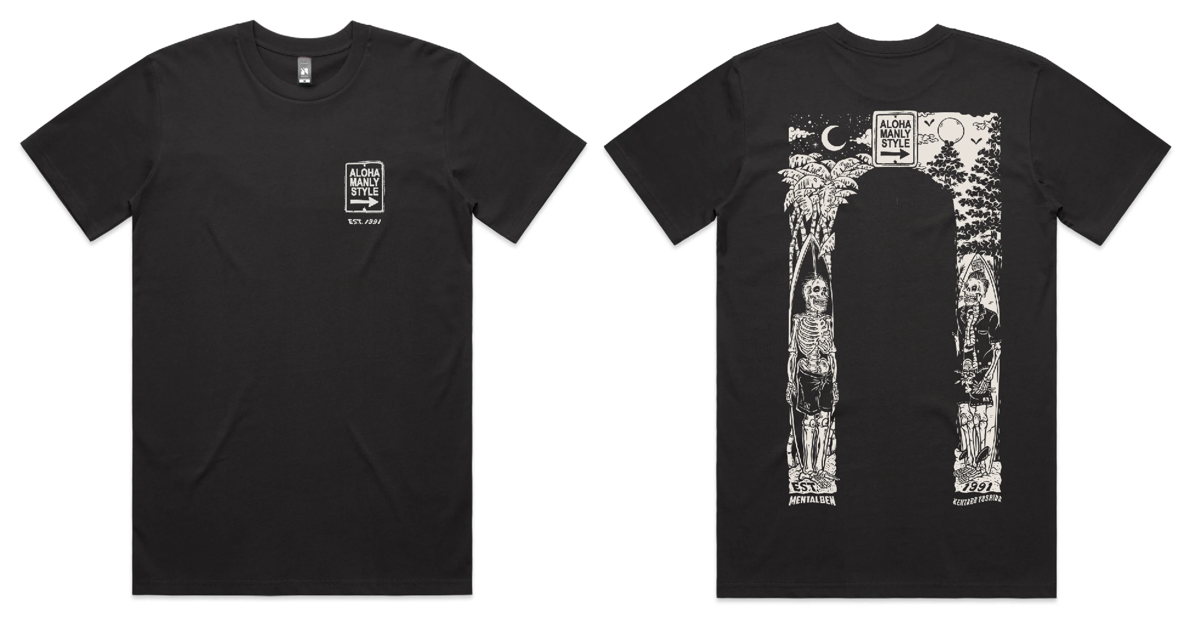 BENNY x KENNY SHOP TEE - COAL