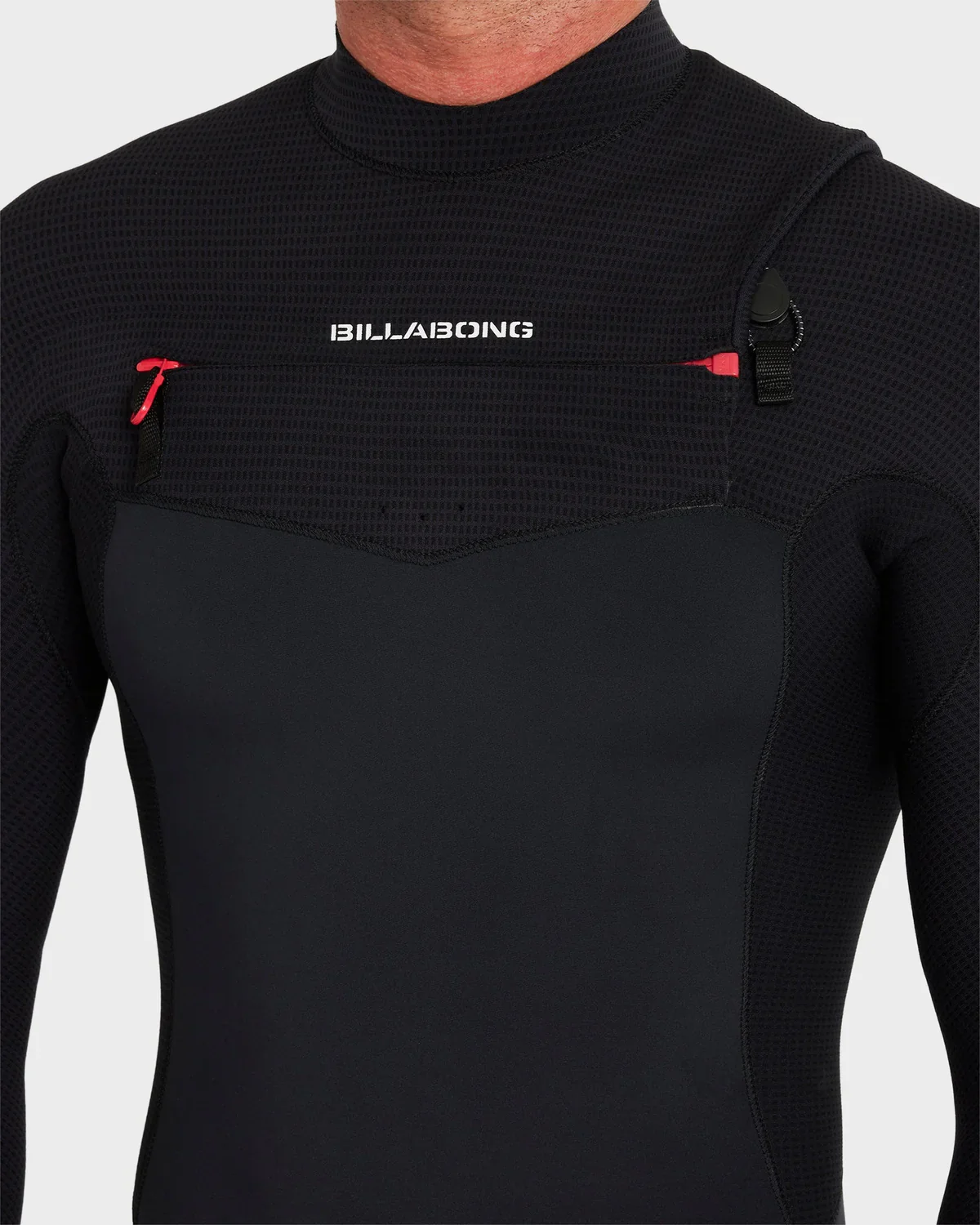 Billabong Mens 3/2mm Revolution Natural Chest Zip Steamer Wetsuit - Image 3