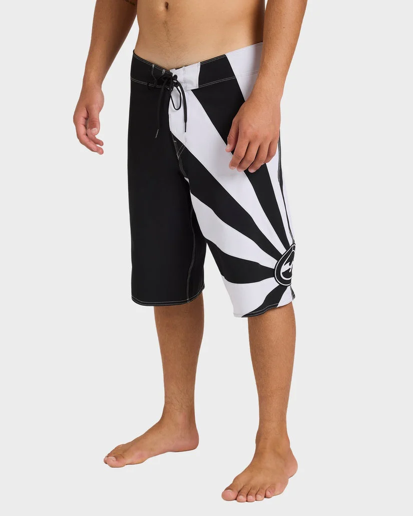 Billabong Mens A.I. Rising Sun Pro 22" Boardshort - Black White