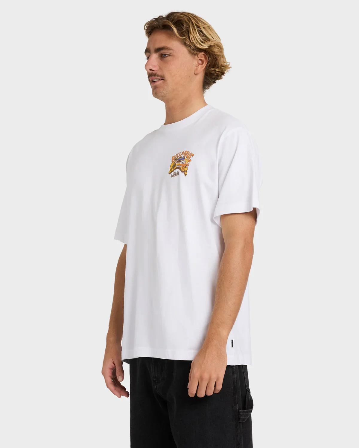 Billabong Mens Land Of Sunshine T-Shirt - White - Image 4