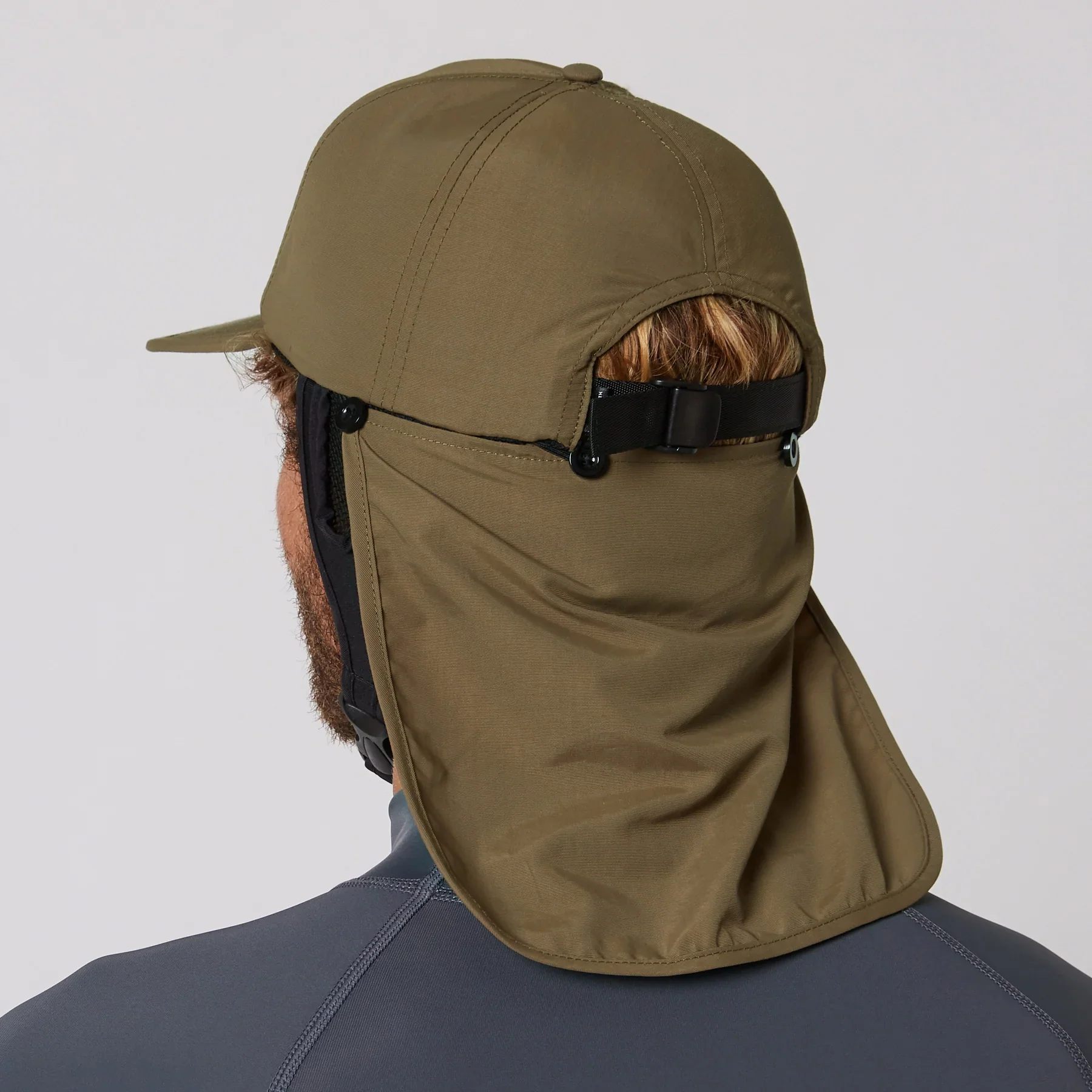Bingin Soft Peak Surf Hat - Olive - Image 2