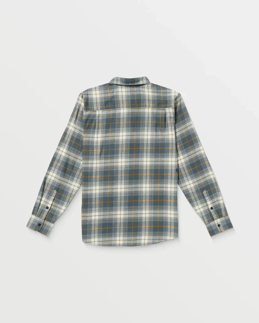 Caden Plaid Long Sleeve Shirt - Dark Slate - Image 2