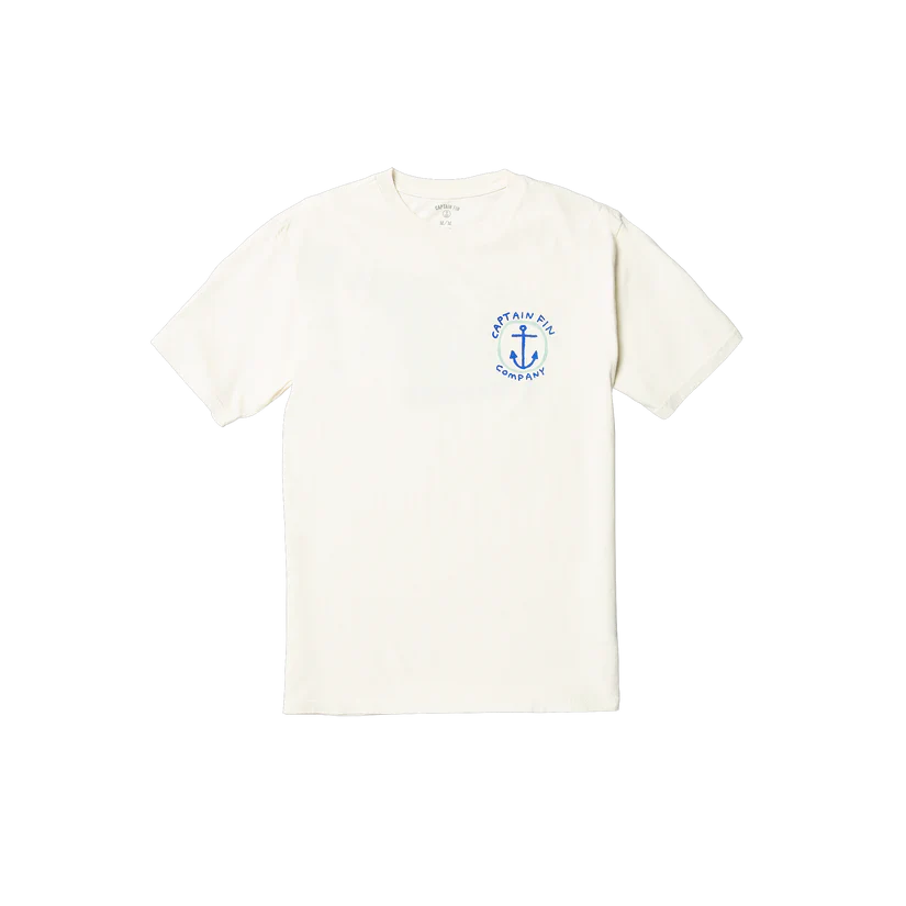 CAPTAIN FUN SHORT SLEEVE TEE - VINTAGE WHITE - Image 2