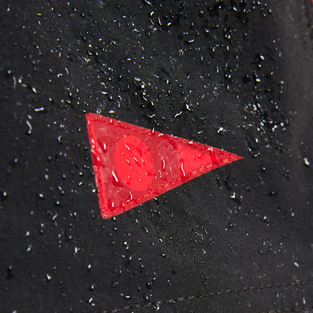 Cordura® Airtex Boardshort - Black/Racing Red - Image 4