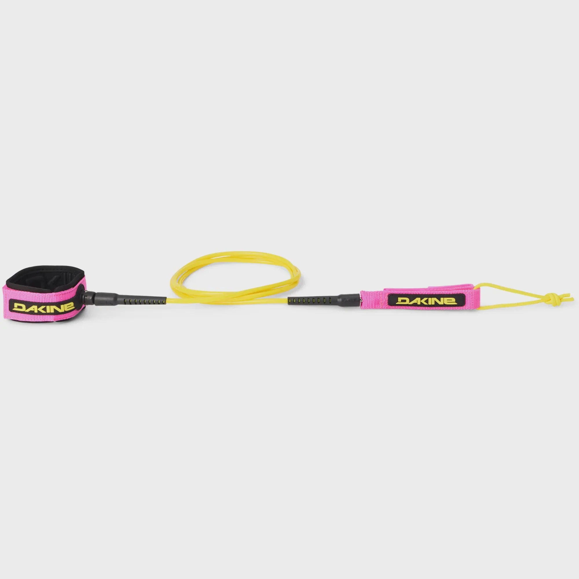 Dakine Kainui Team Small Leash 6ft x 1/4" - Erin Brooks Black Neon