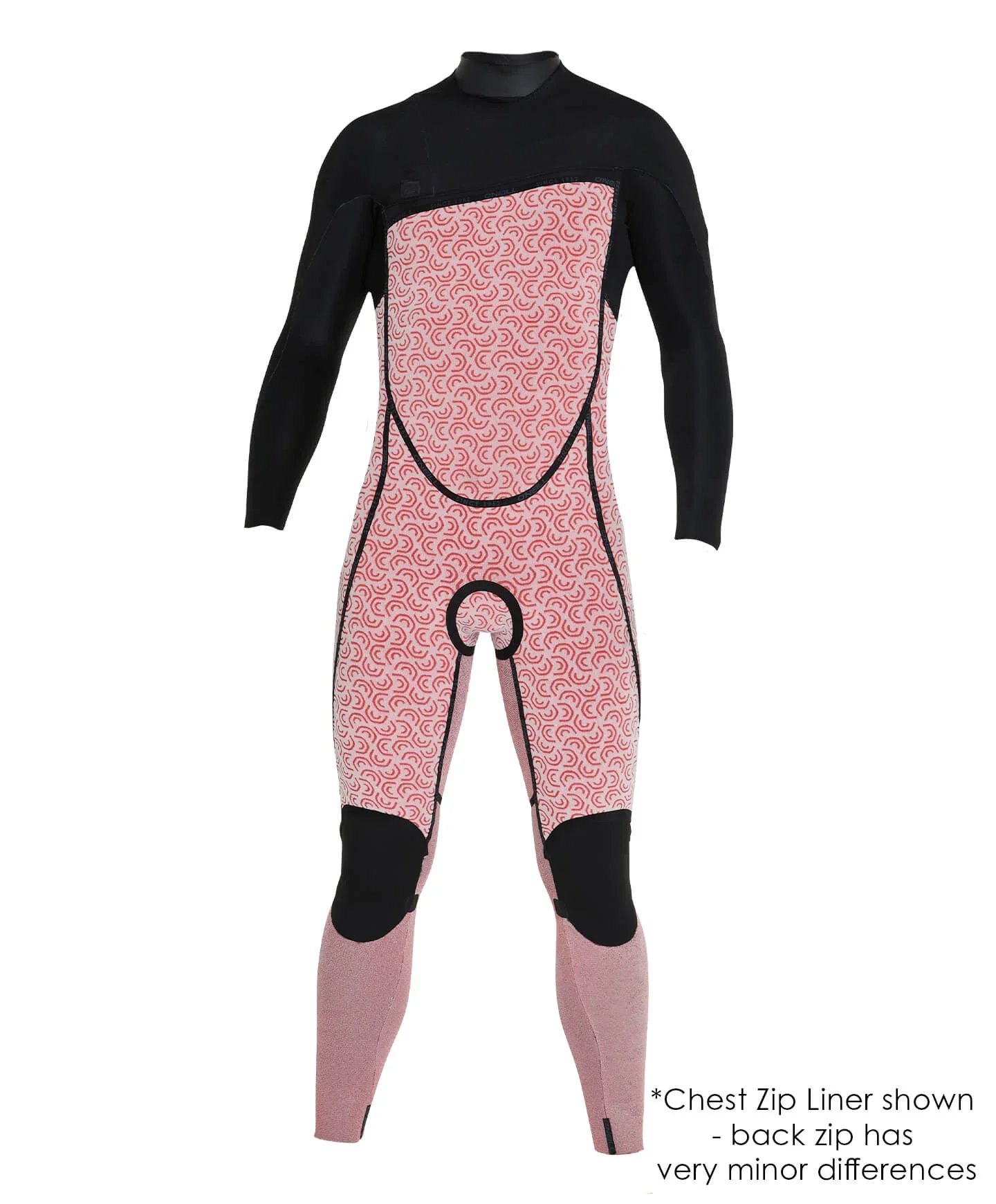 Men's Defender 3/2mm Steamer Back Zip Wetsuit - Black - Image 3