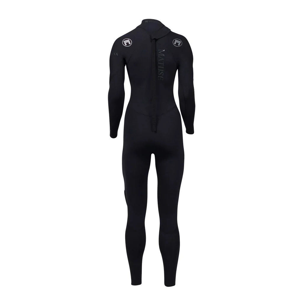 Diana Ocena 3/2mm Back-Zip Full Suit - Black - Image 4
