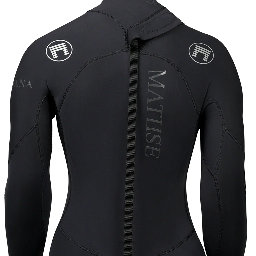 Diana Ocena 3/2mm Back-Zip Full Suit - Black - Image 6