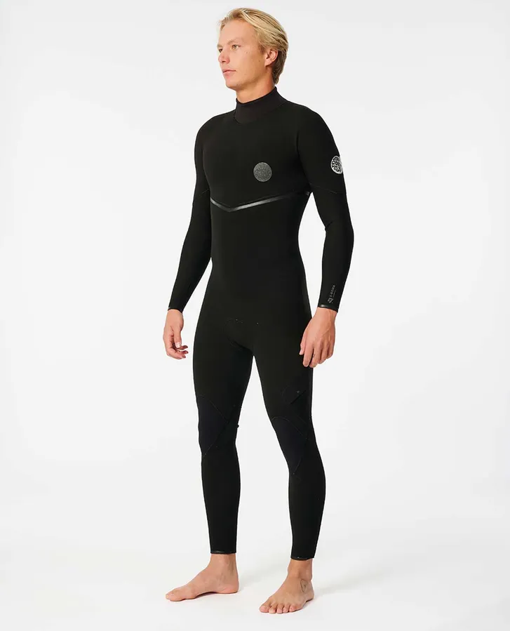 E-Bomb 3/2 Back Zip Wetsuit - Black - Image 4