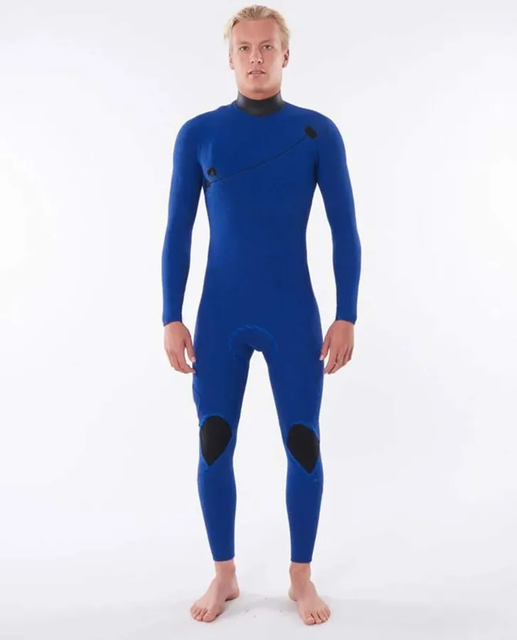 E7 E-Bomb 3/2 Chest Zip Fullsuit Wetsuit - Black - Image 3