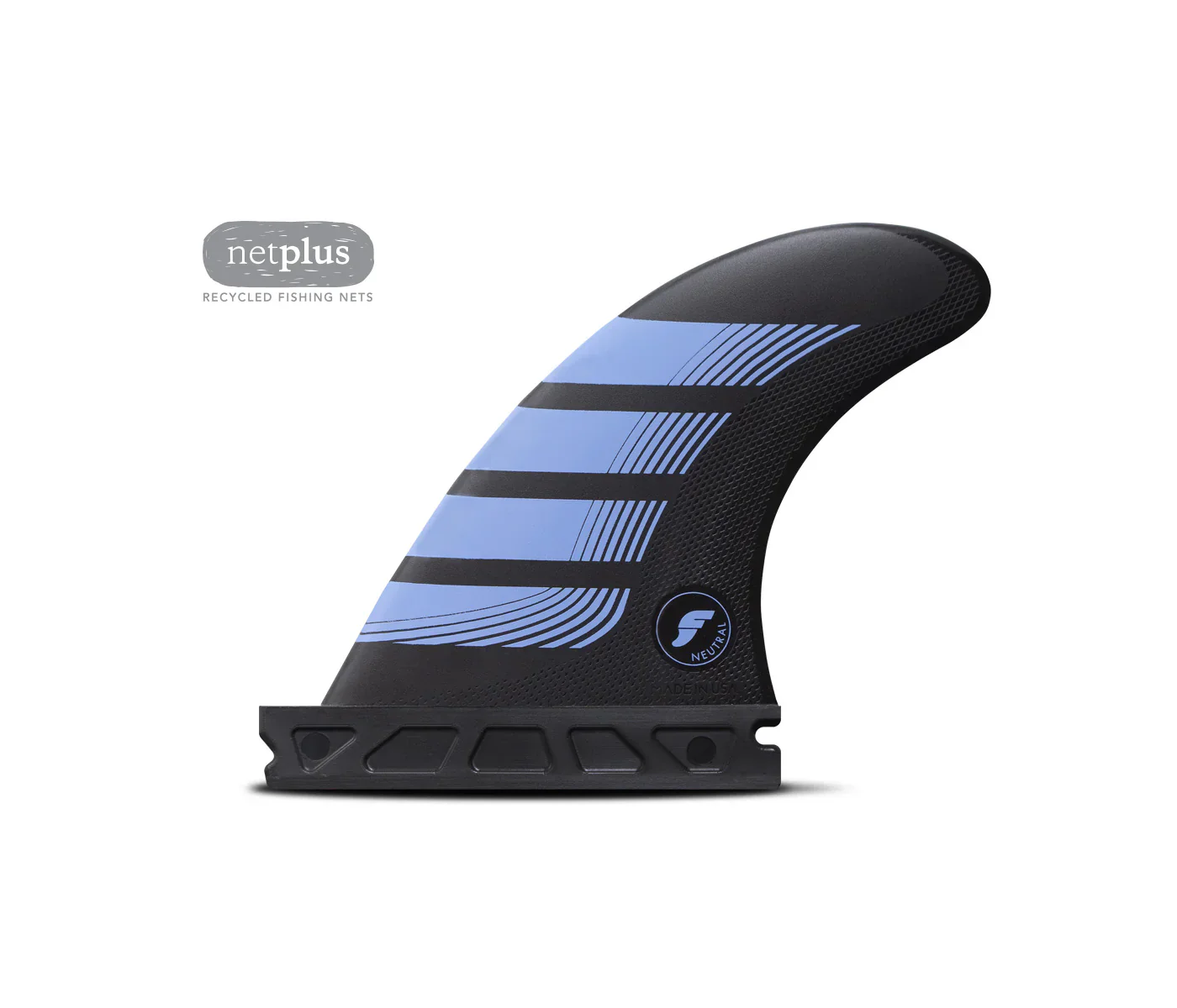 Futures F2 Alpha Thruster Fin Set - Carbon/Lavender