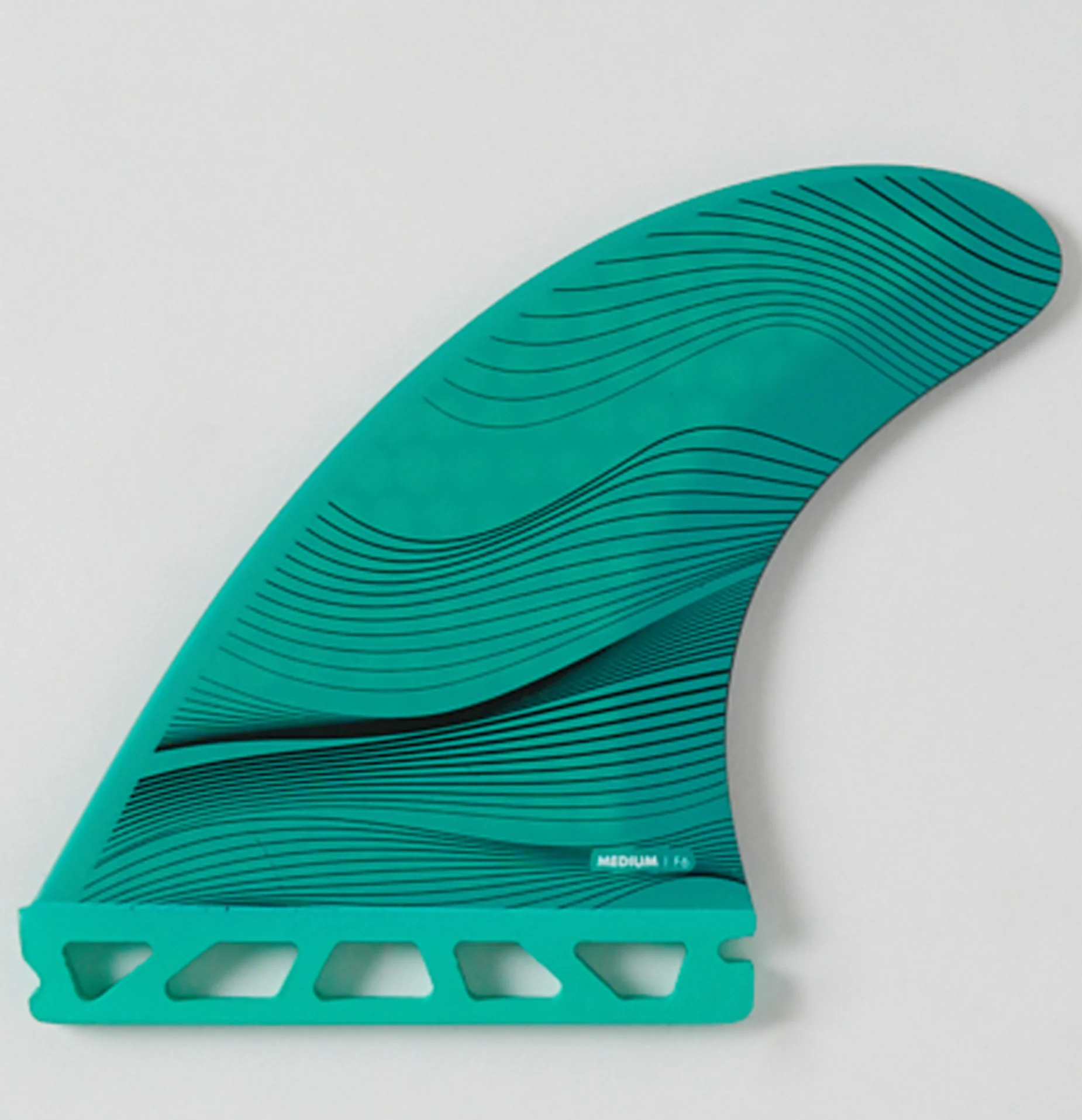 Futures F6 Honeycomb Thruster Fin Set - Green - Image 2