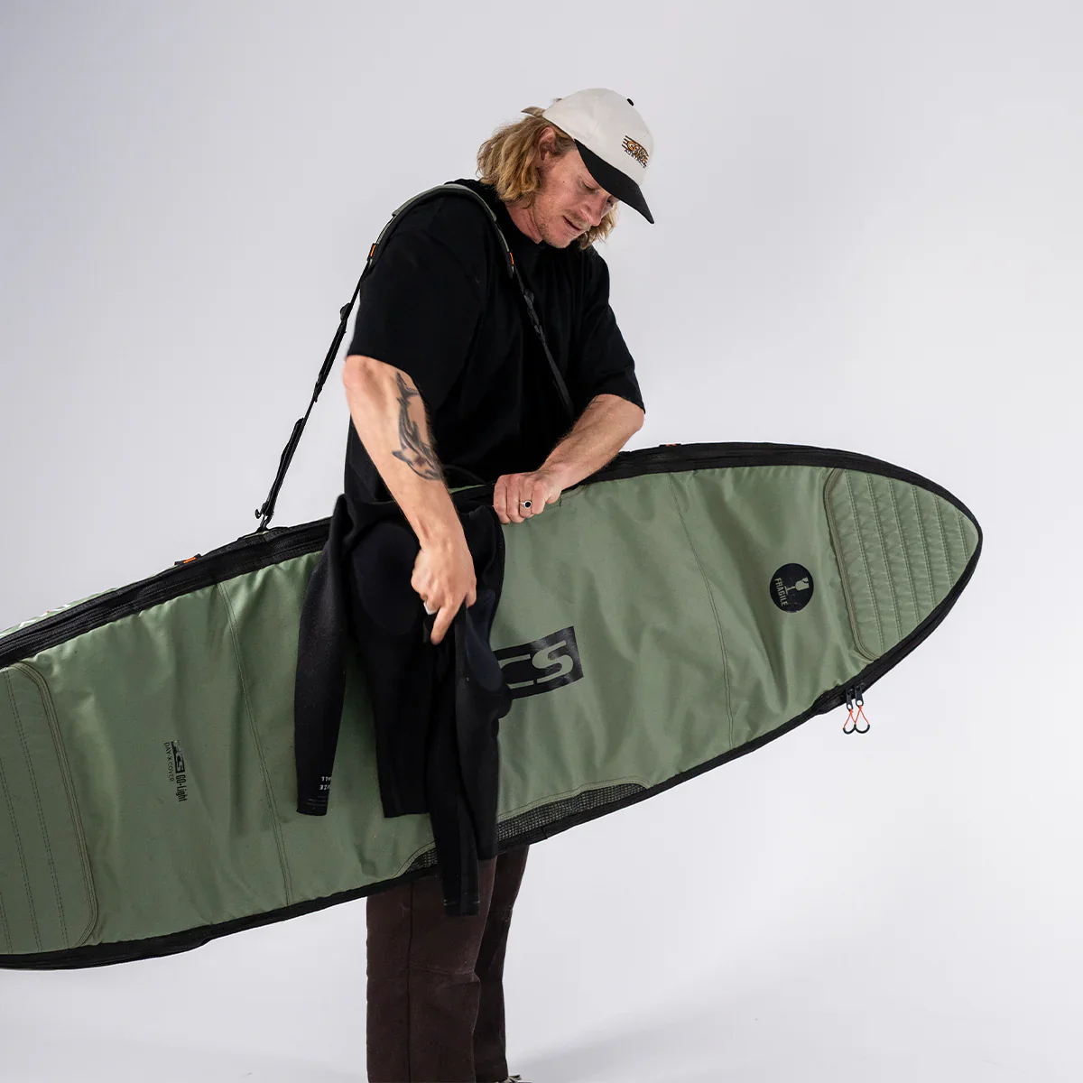 FCS Day-X Mid Length Surfboard Cover - Alpine - Image 11