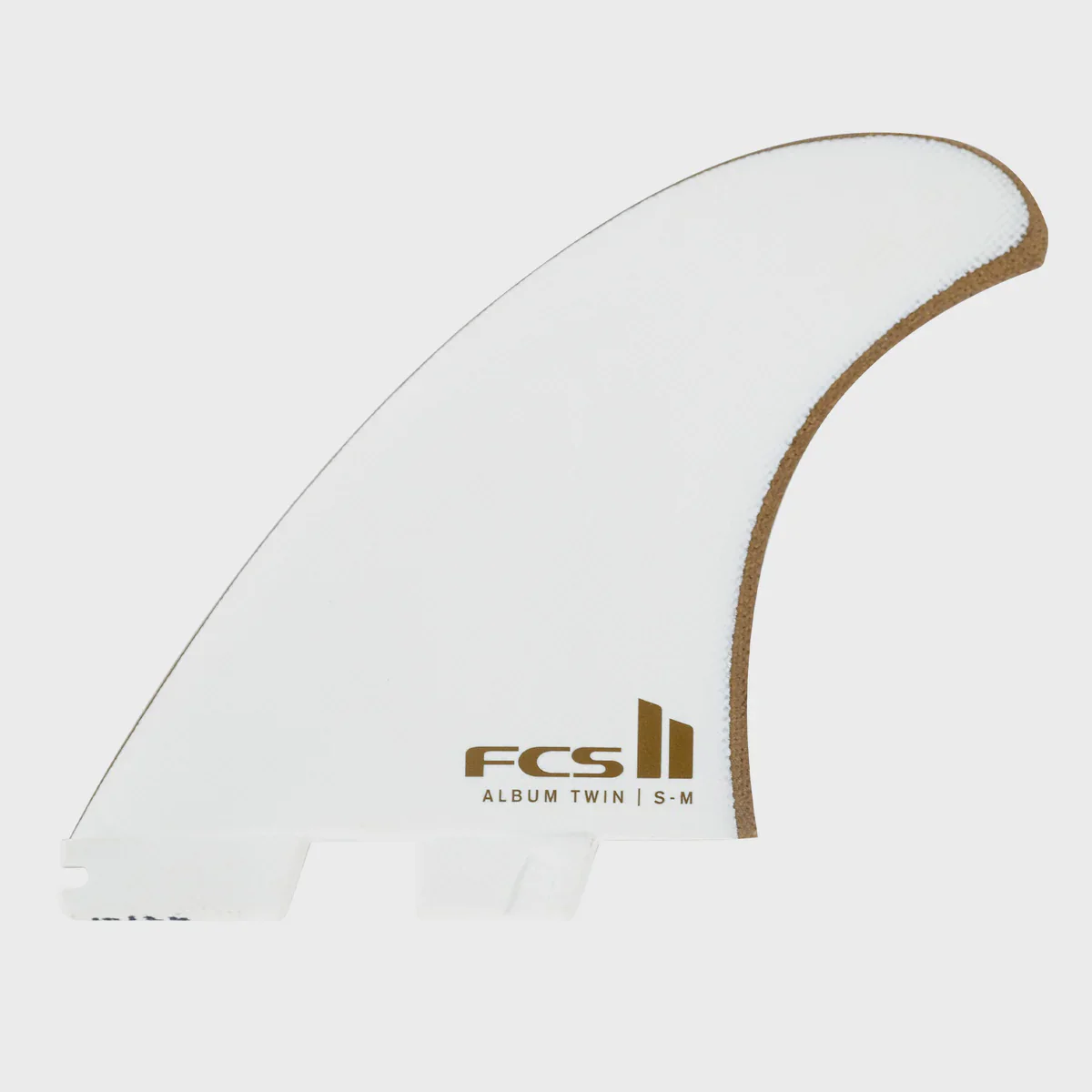 FCS II Album Twin +1 PG Fin Set - White/Gold