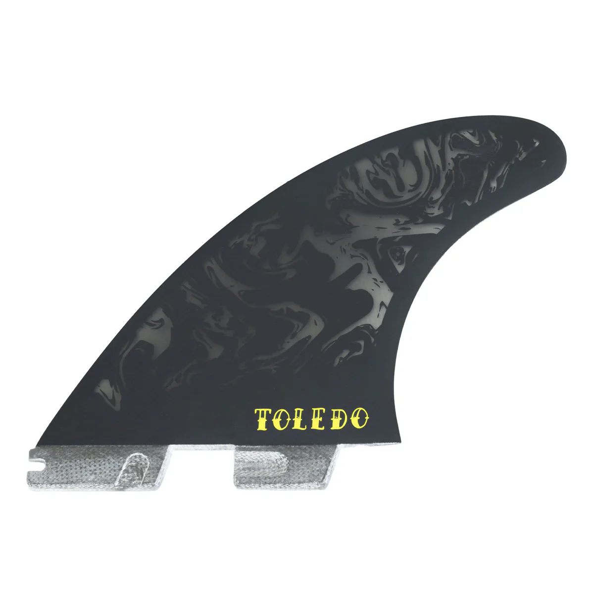 FCS II FILIPE TOLEDO PG PRO TRI FIN SET - BLACK/ACID - Image 2