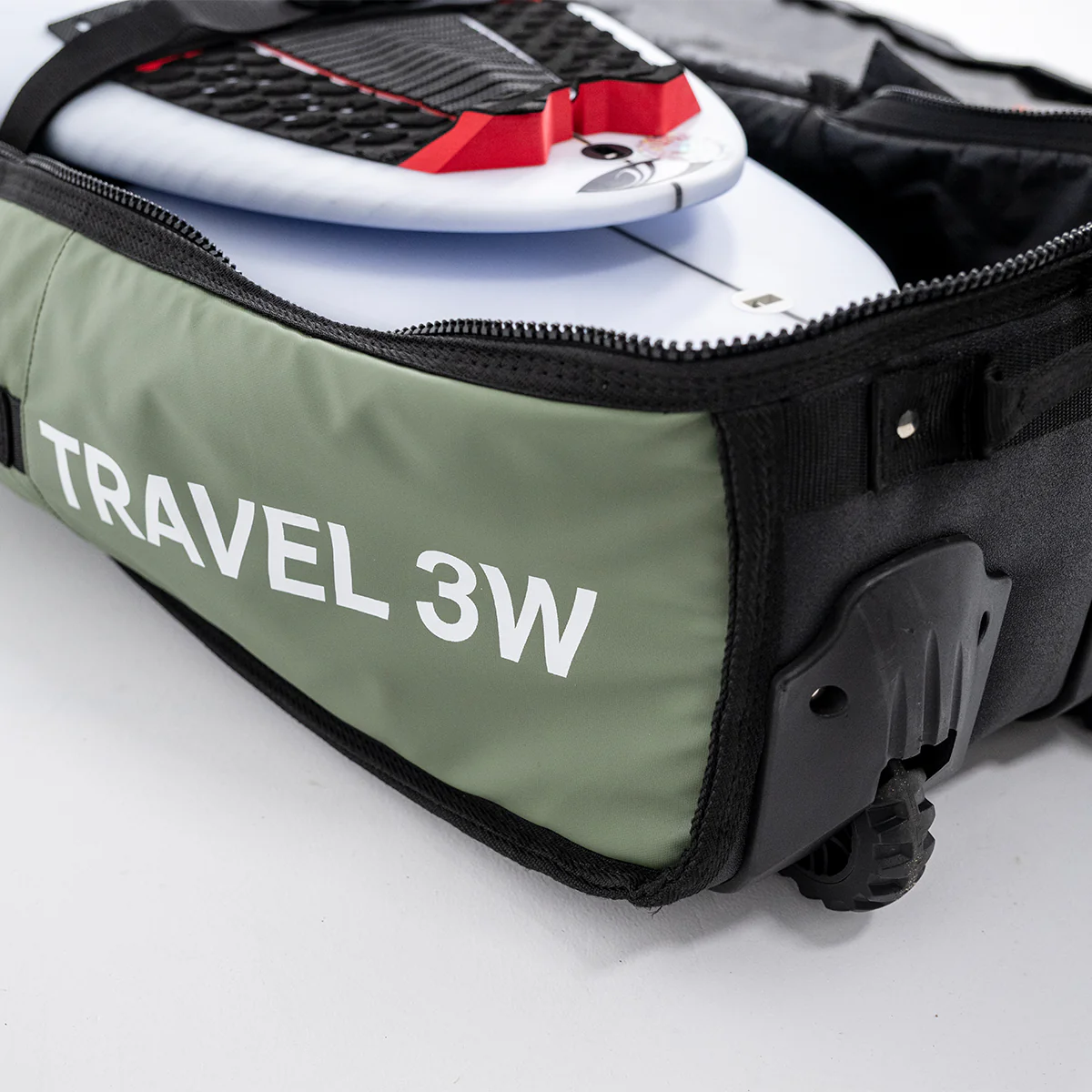 FCS Travel 3W Shortboard/Fish Wheelie Board Cover - Alpine - Image 11