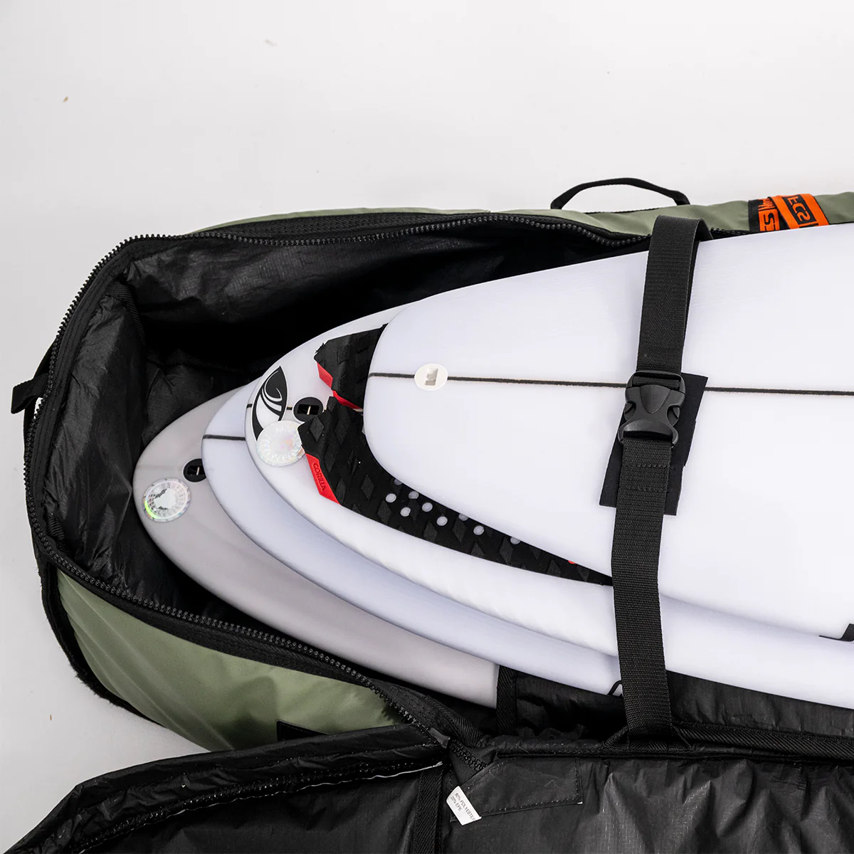 FCS Travel 3W Shortboard/Fish Wheelie Board Cover - Alpine - Image 7