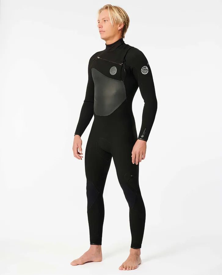 Flashbomb 3/2 Chest Zip Wetsuit - Black - Image 2