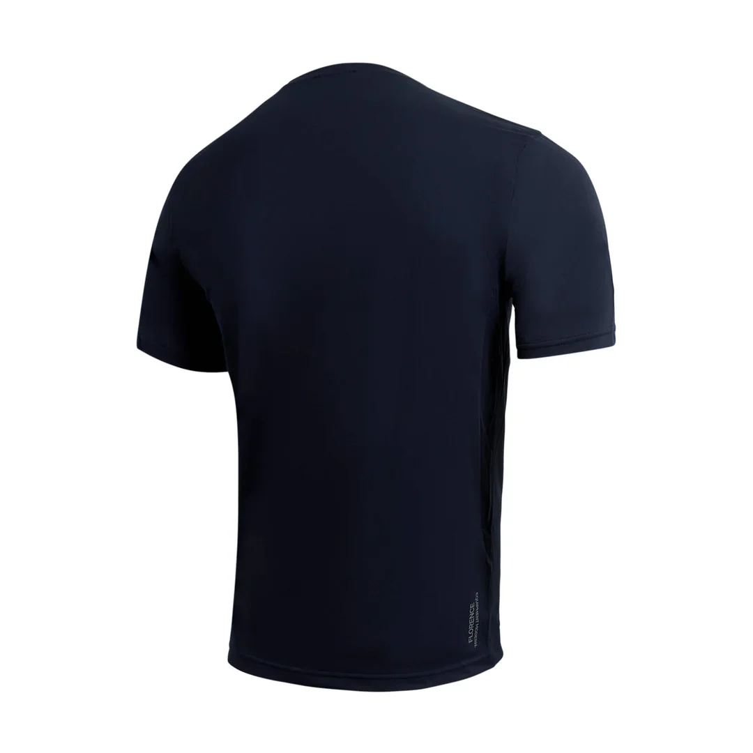Florence Airtex Short Sleeve Shirt - Navy - Image 2