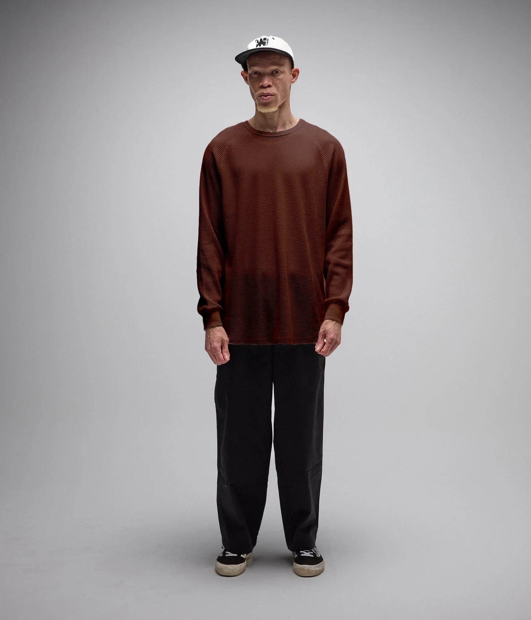 Former AG Raglan Waffle - Brown - Image 3
