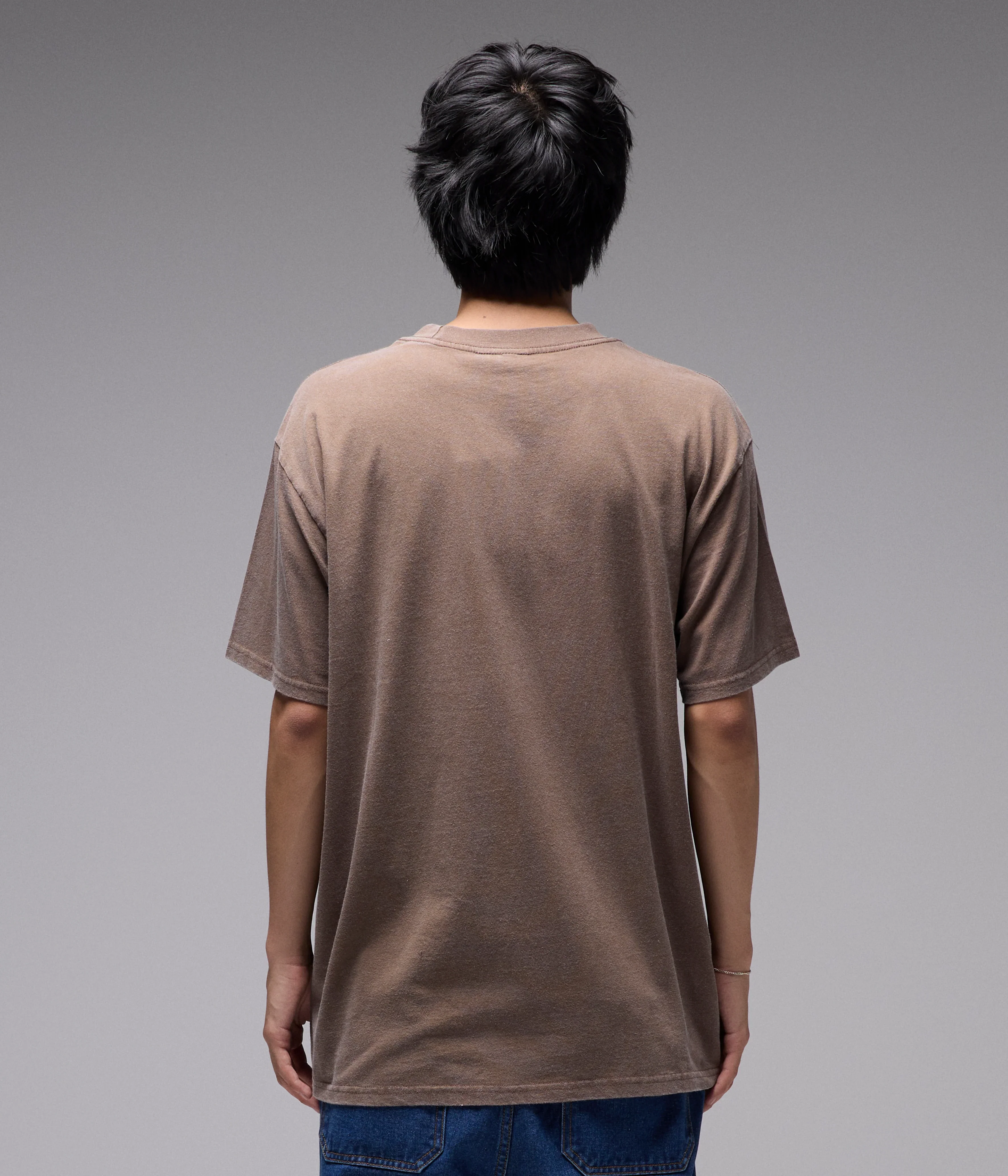 Former Proscription T-Shirt - Washed Choc - Image 4