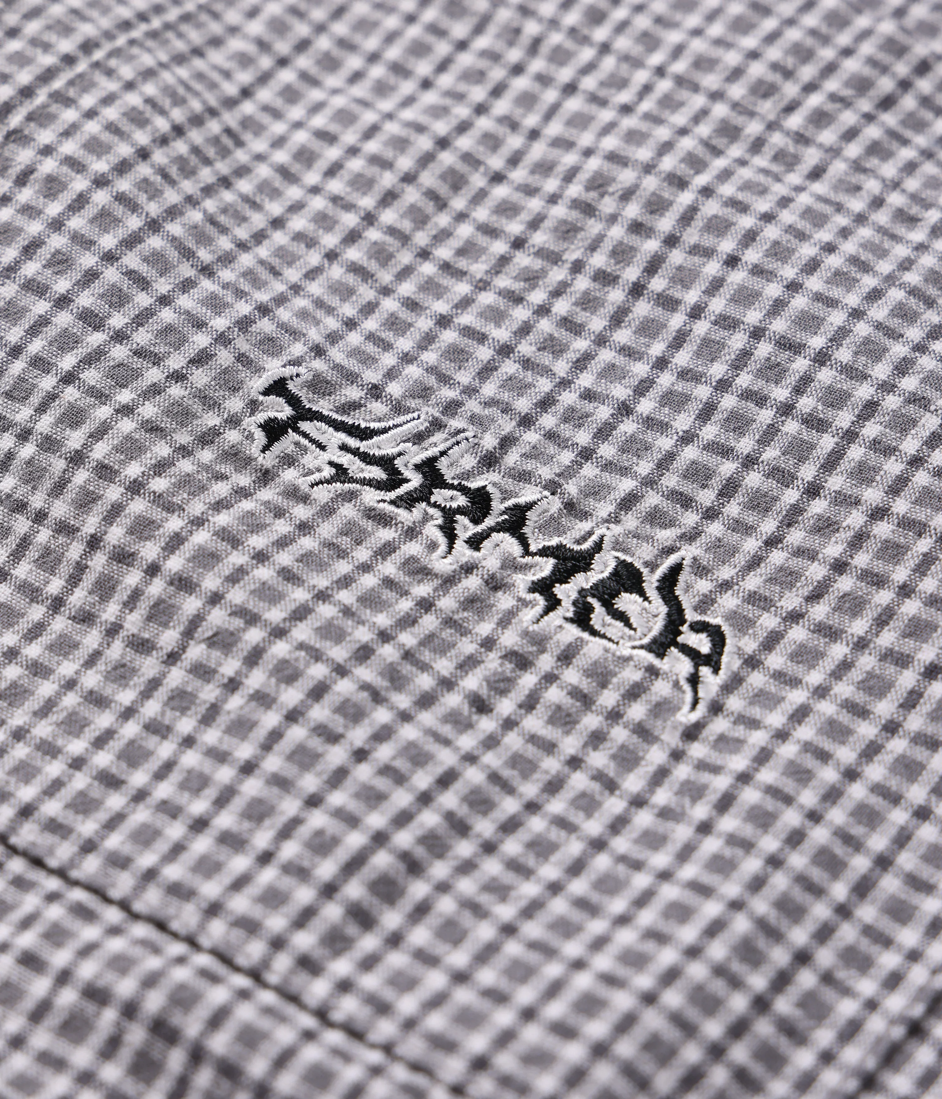 Former Vivian Check Short Sleeve Shirt - Black - Image 5