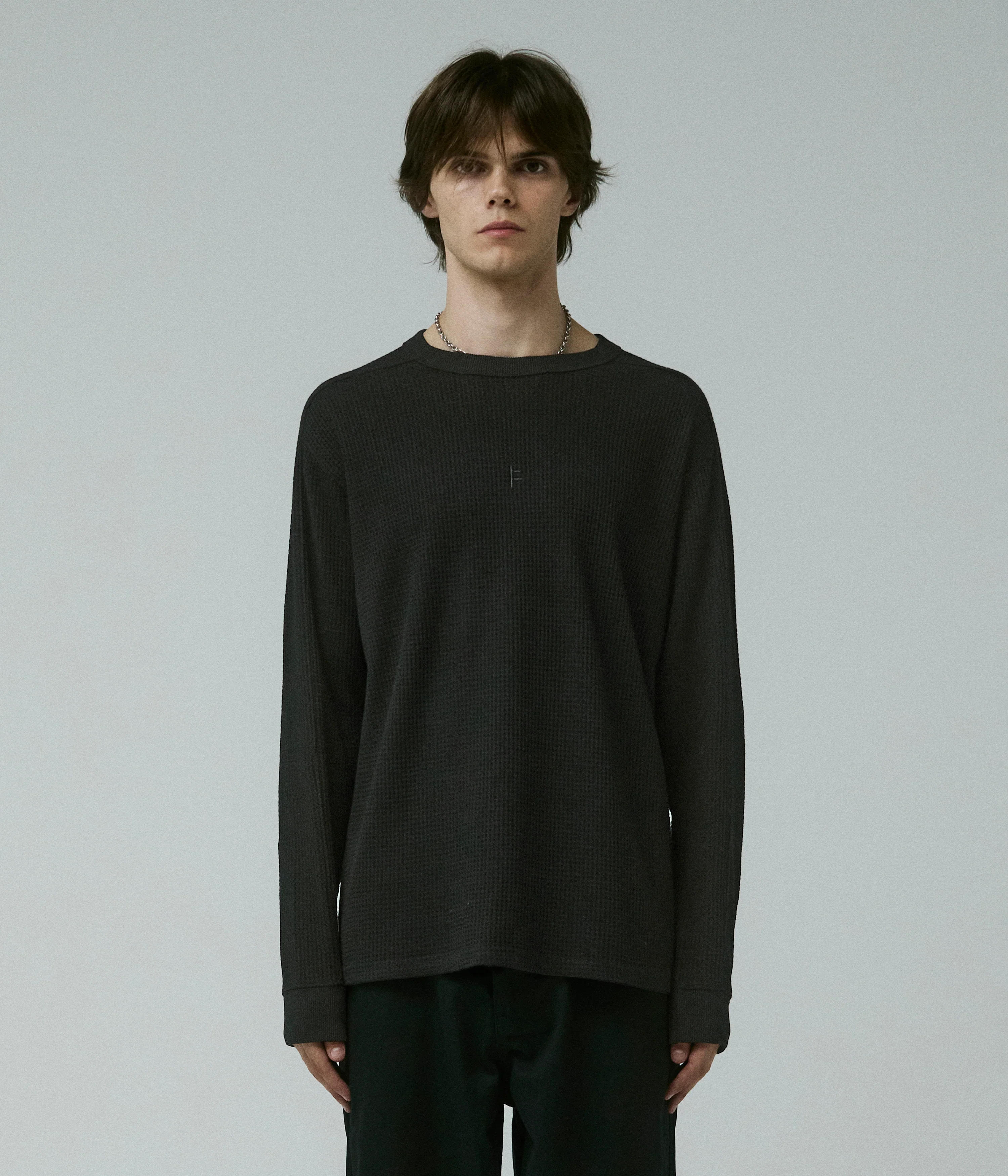 Former Franchise Waffle LS T-Shirt - Black - Image 2