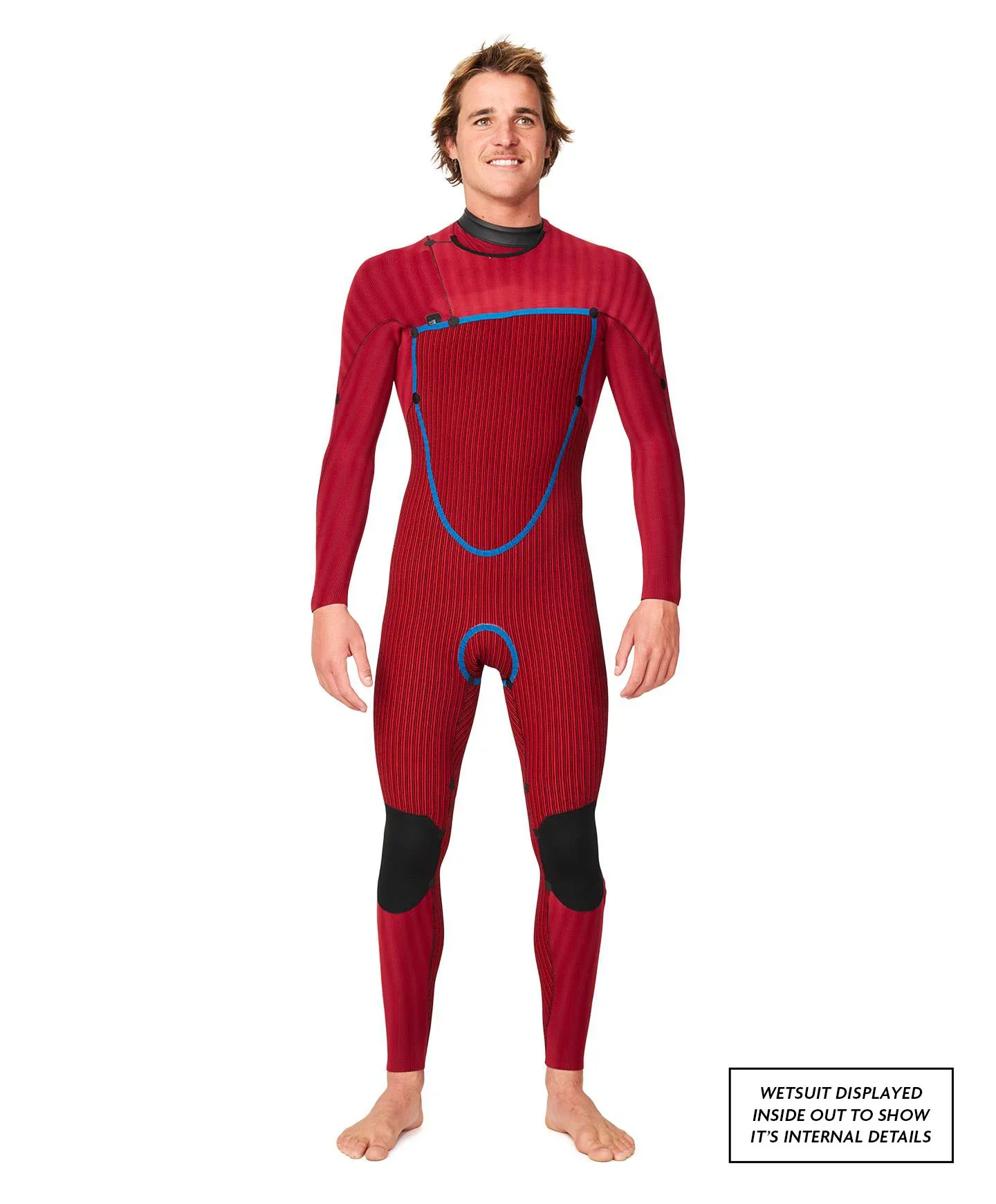 O'neill HyperFire X 3/2mm Steamer Chest Zip Wetsuit - Black - Image 4