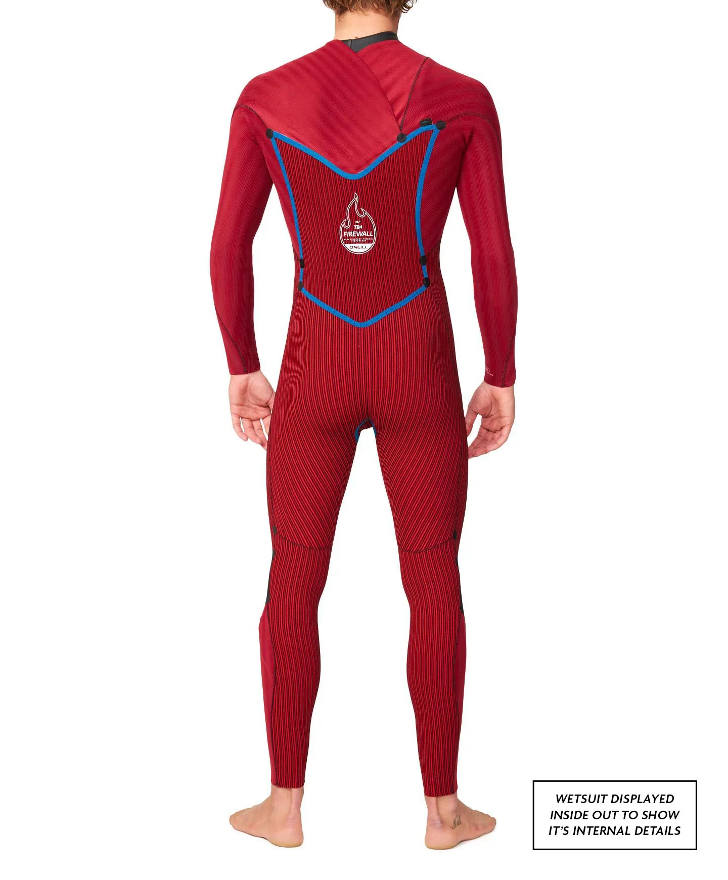 HyperFire X 4/3mm Steamer Chest Zip Wetsuit - Black - Image 4