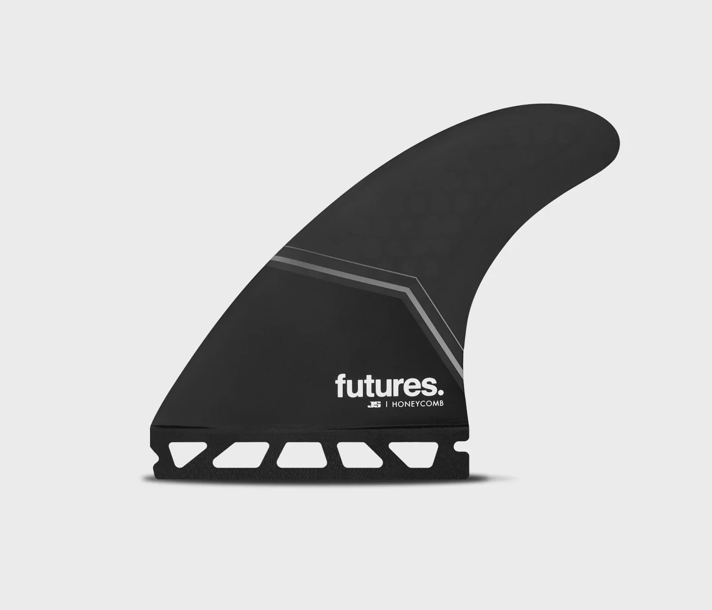 Futures JS Honeycomb Large Thruster Fin Set - Smoke
