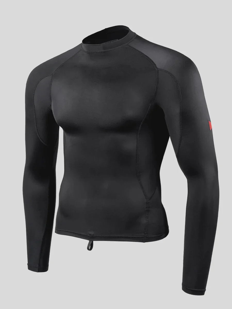 Florence Long Sleeve Rashguard - Black