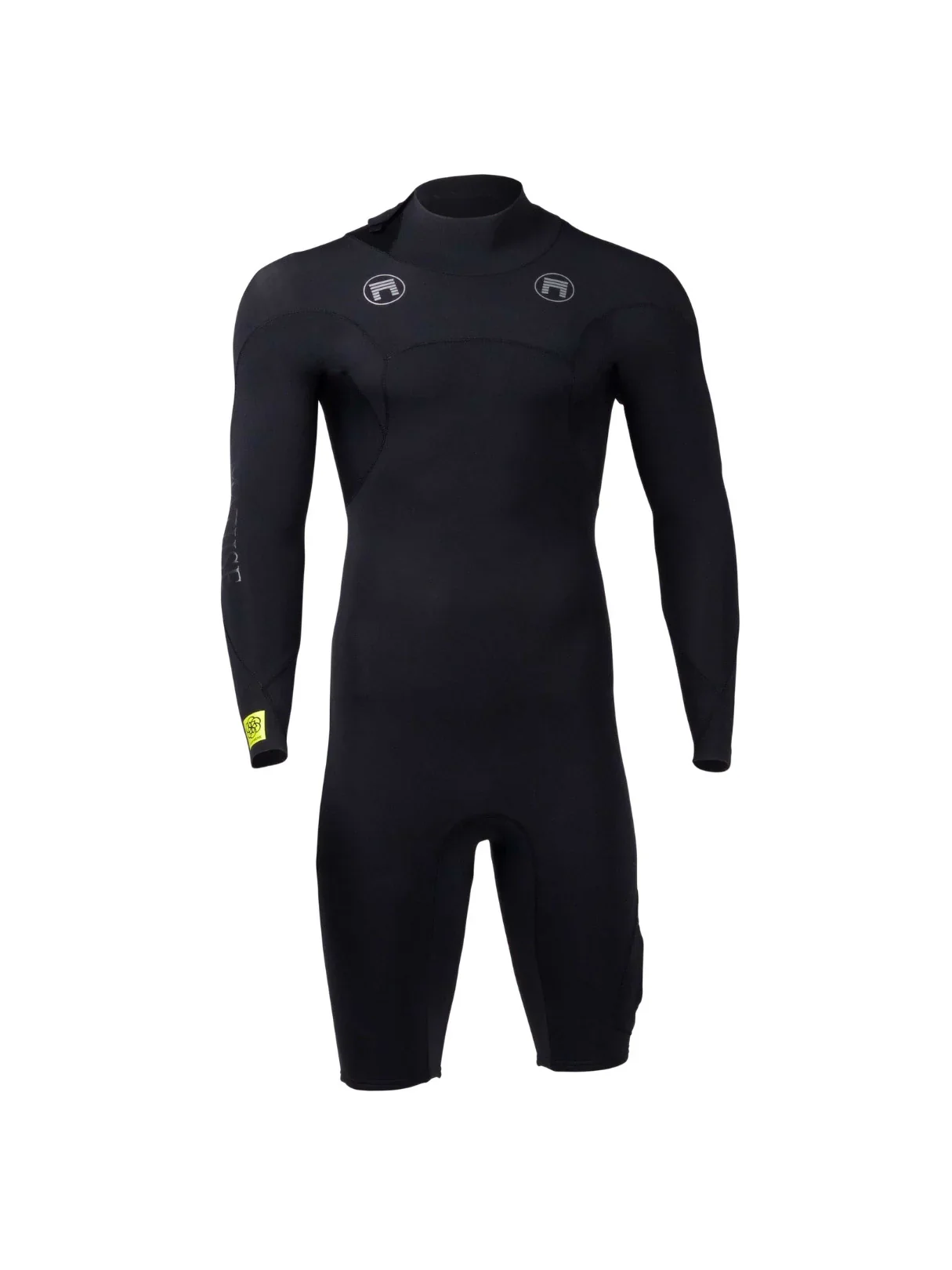 Matuse Tactical 2mm Long Sleeve Back Zip Spring Suit - Black - Image 3