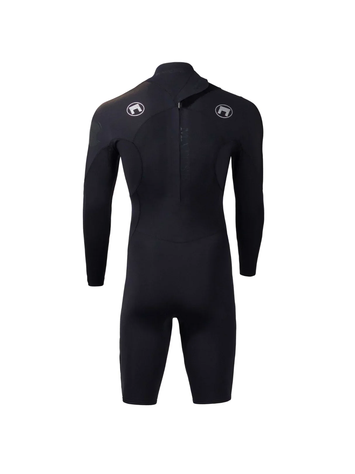 Matuse Tactical 2mm Long Sleeve Back Zip Spring Suit - Black - Image 4