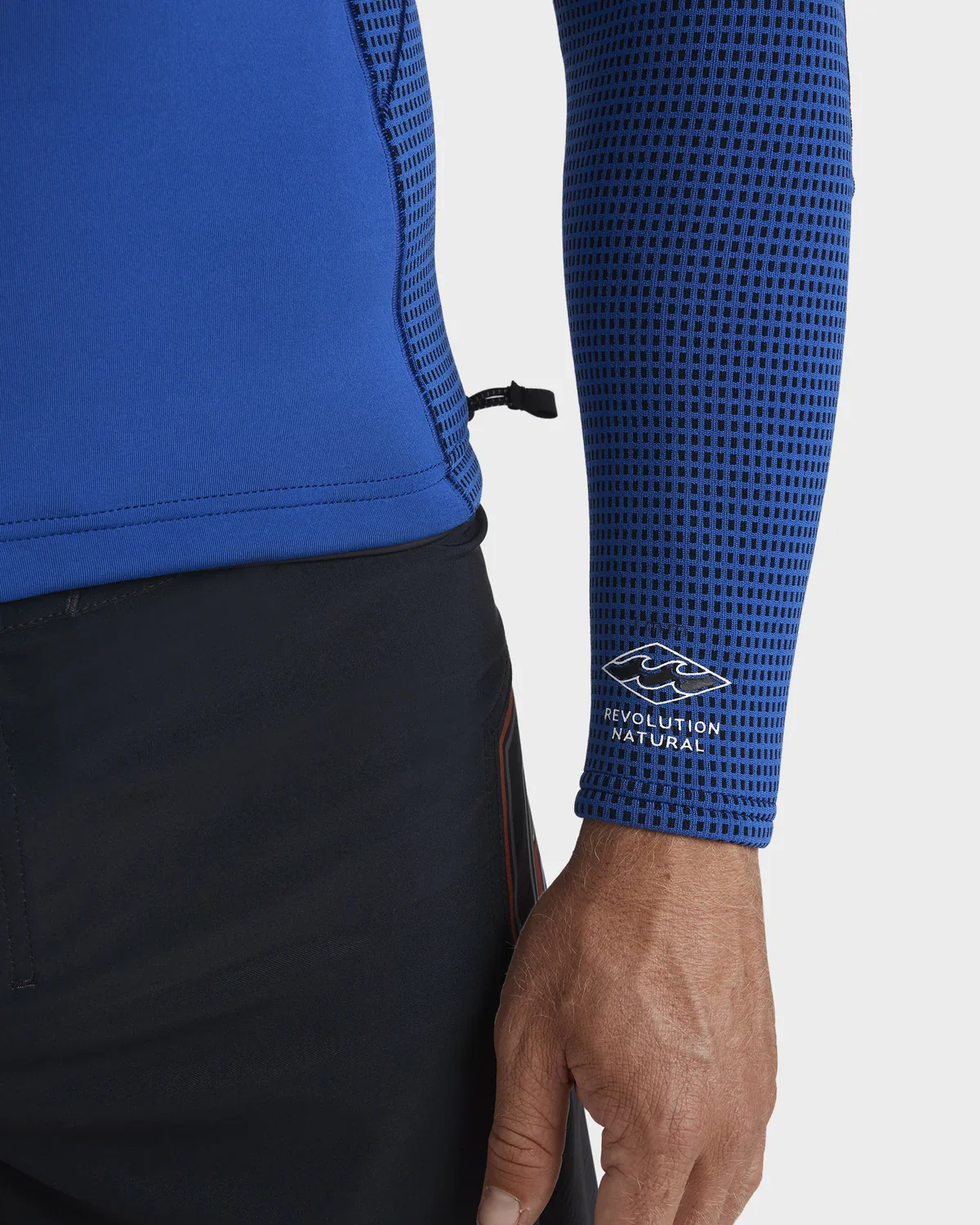 Mens 1mm Revolution Long Sleeve Wetsuit Top - Dark Cobalt - Image 3