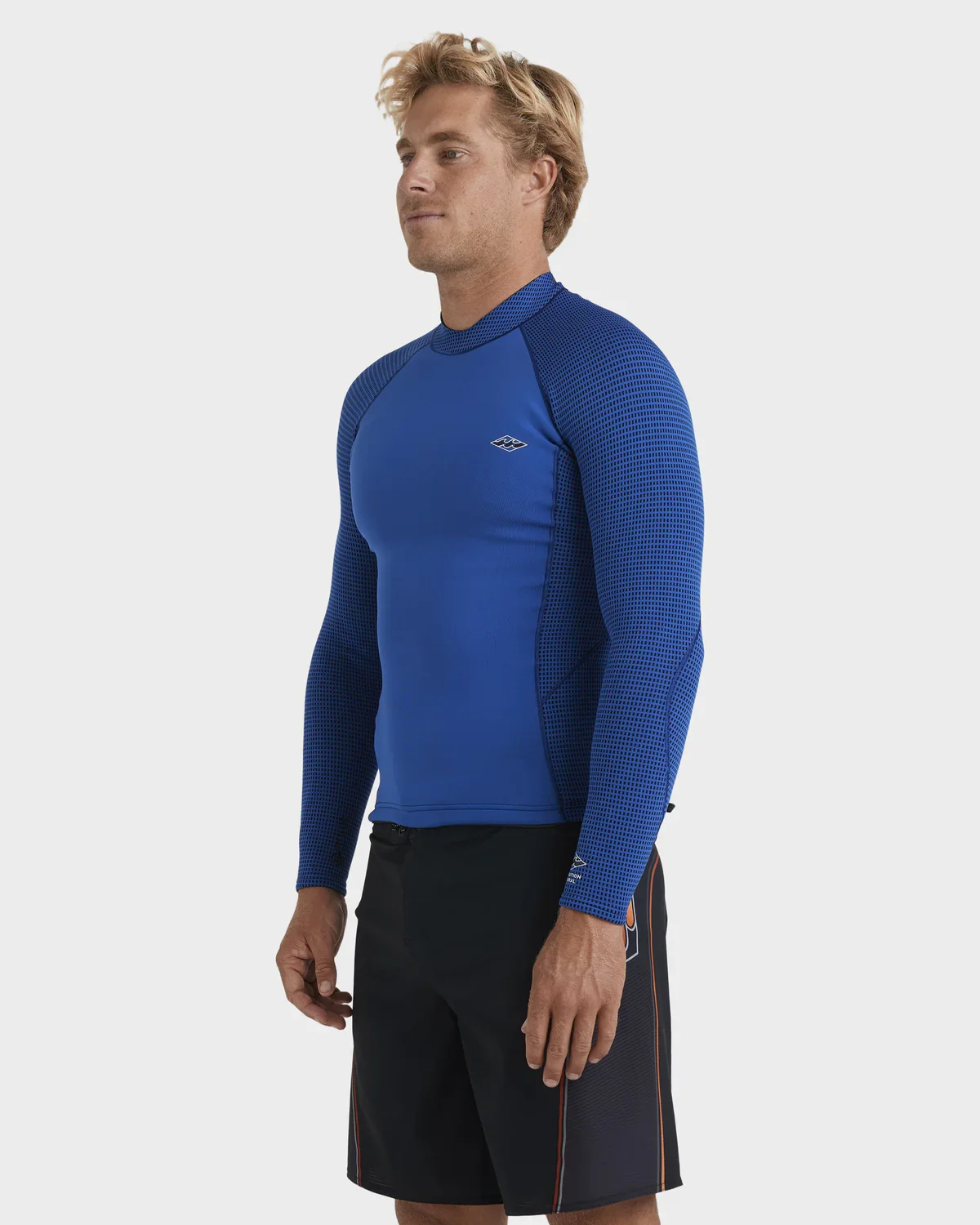Mens 1mm Revolution Long Sleeve Wetsuit Top - Dark Cobalt - Image 7