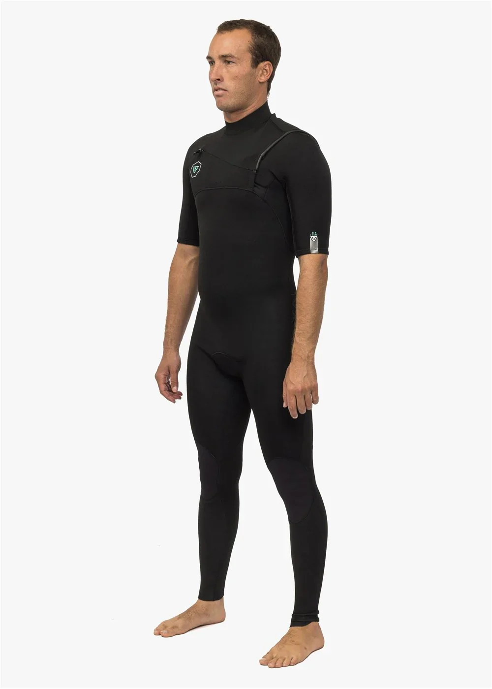 MEN'S 7 SEAS 2MM SHORT SLEEVE FULLSUIT - BLACK - Image 3