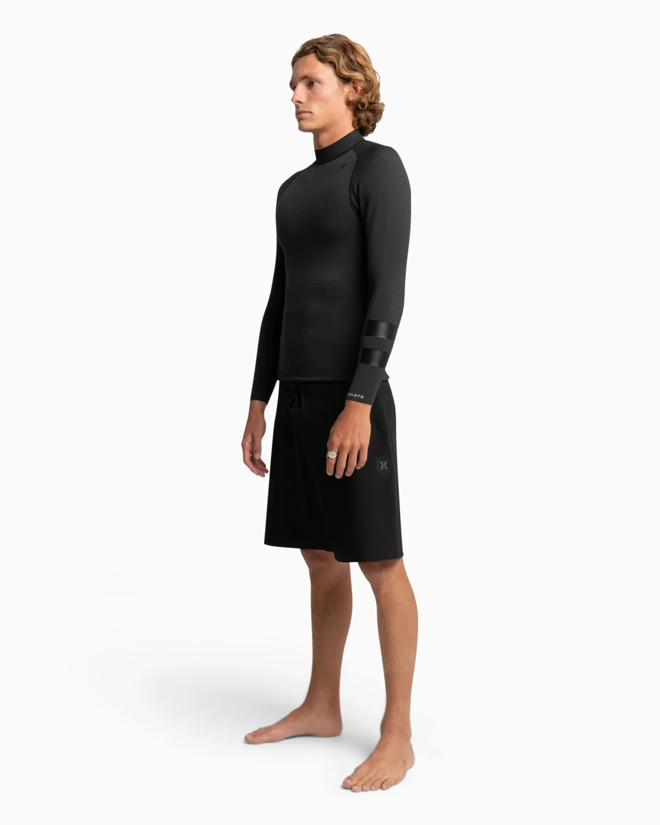 MEN'S ADVANT 1.5MM TEXTURE JACKET - BLACK - Image 2