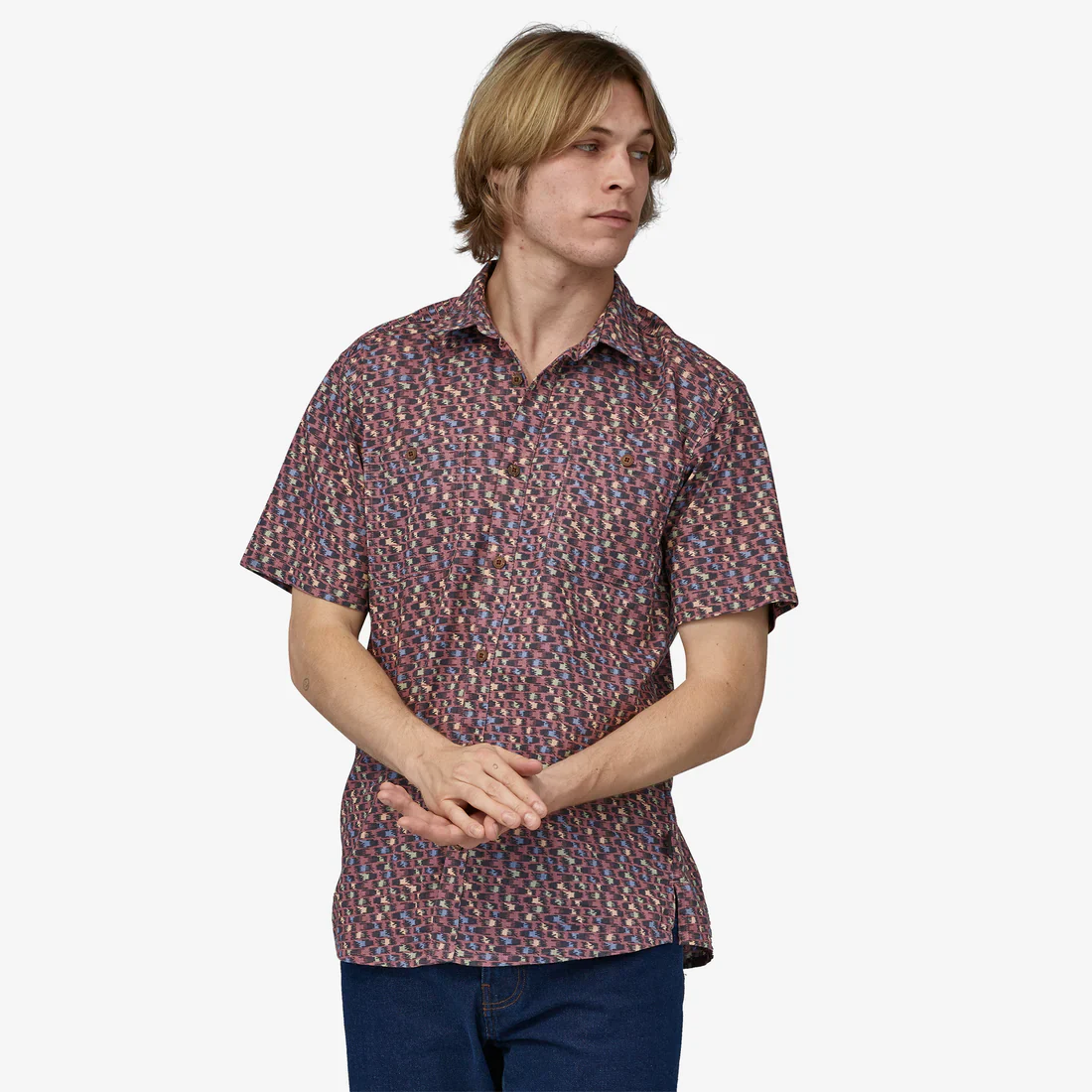 MEN'S BACK STEP SHIRT - INTERTWINED HANDS: EVENING MAUVE - Image 2
