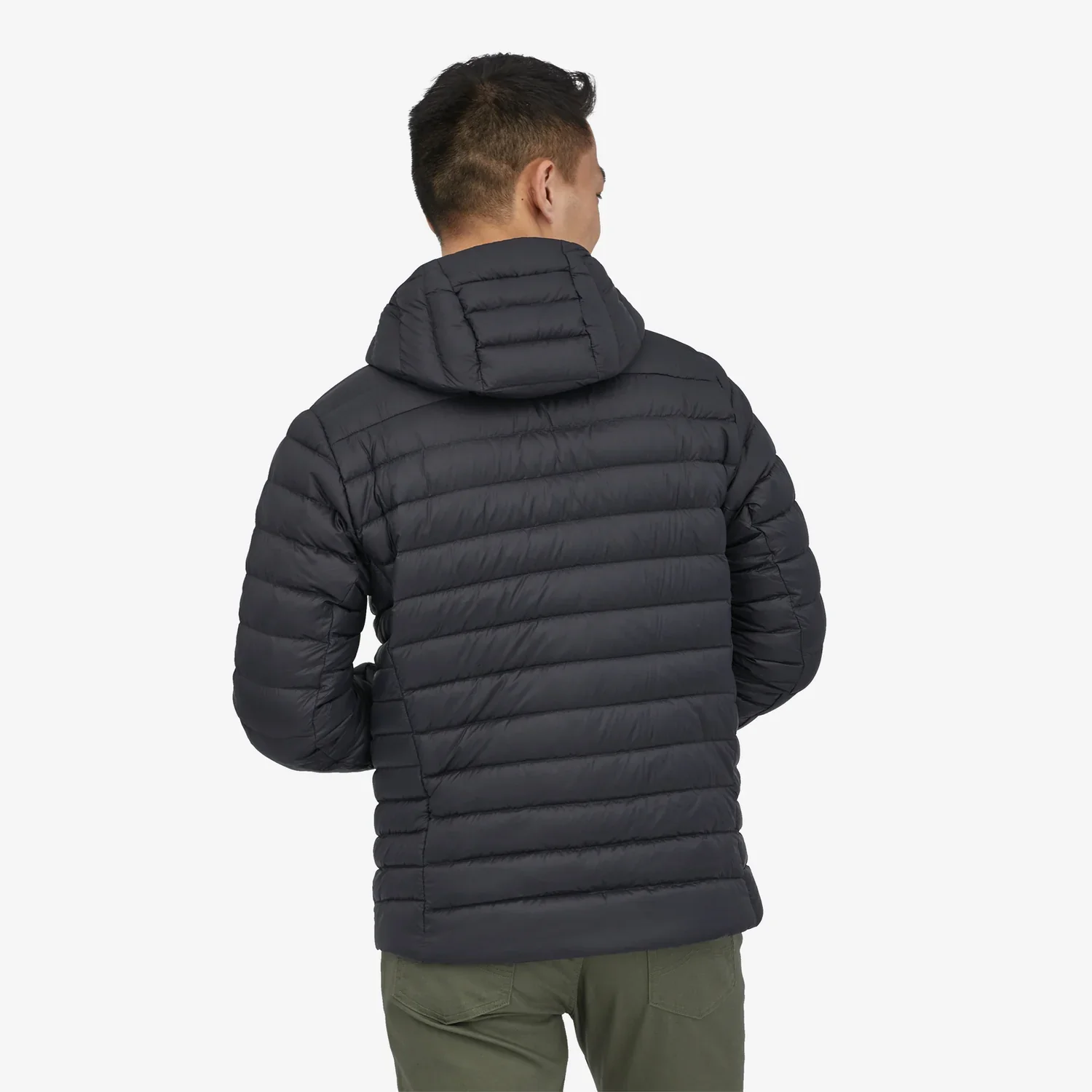 Patagonia Men's Down Sweater Hoody - Black - Image 2