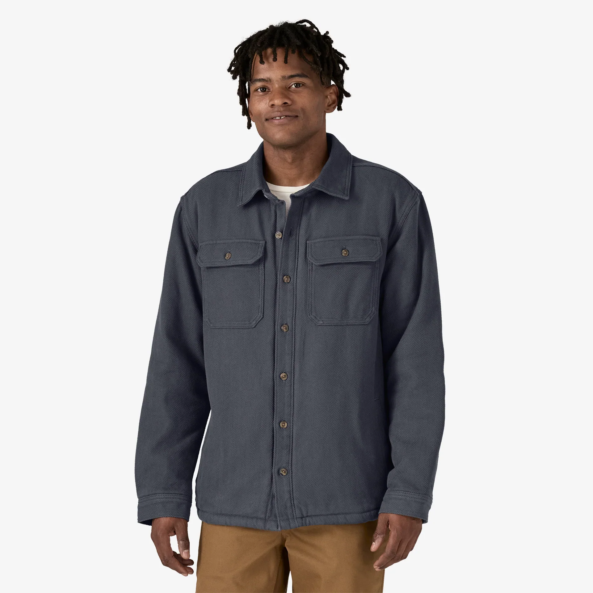 Men's Pile-Lined Fjord Loft Shirt Jacket - Smolder Blue - Image 2