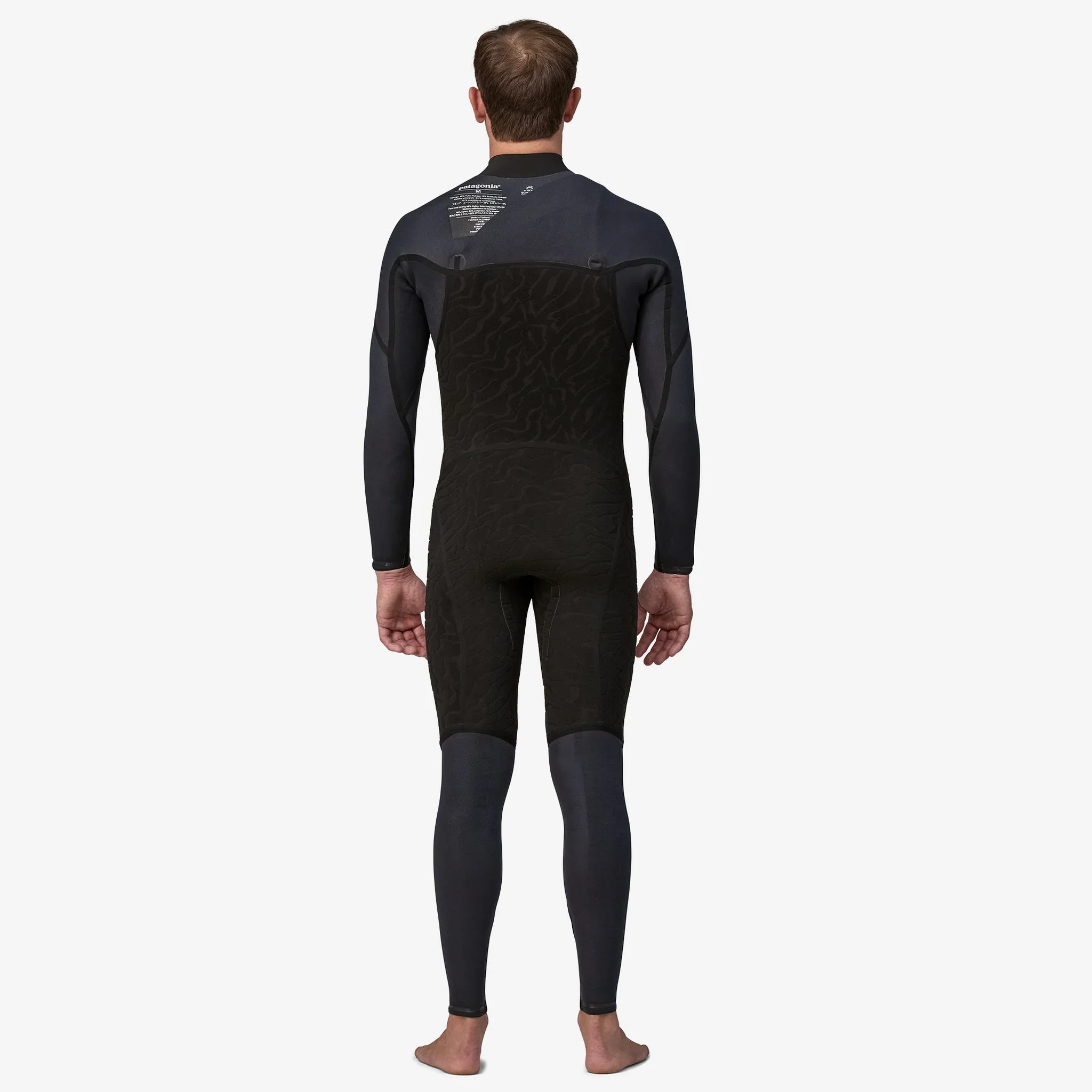 Patagonia Men's R1® Yulex® Regulator® Front-Zip Full Suit - Black - Image 4
