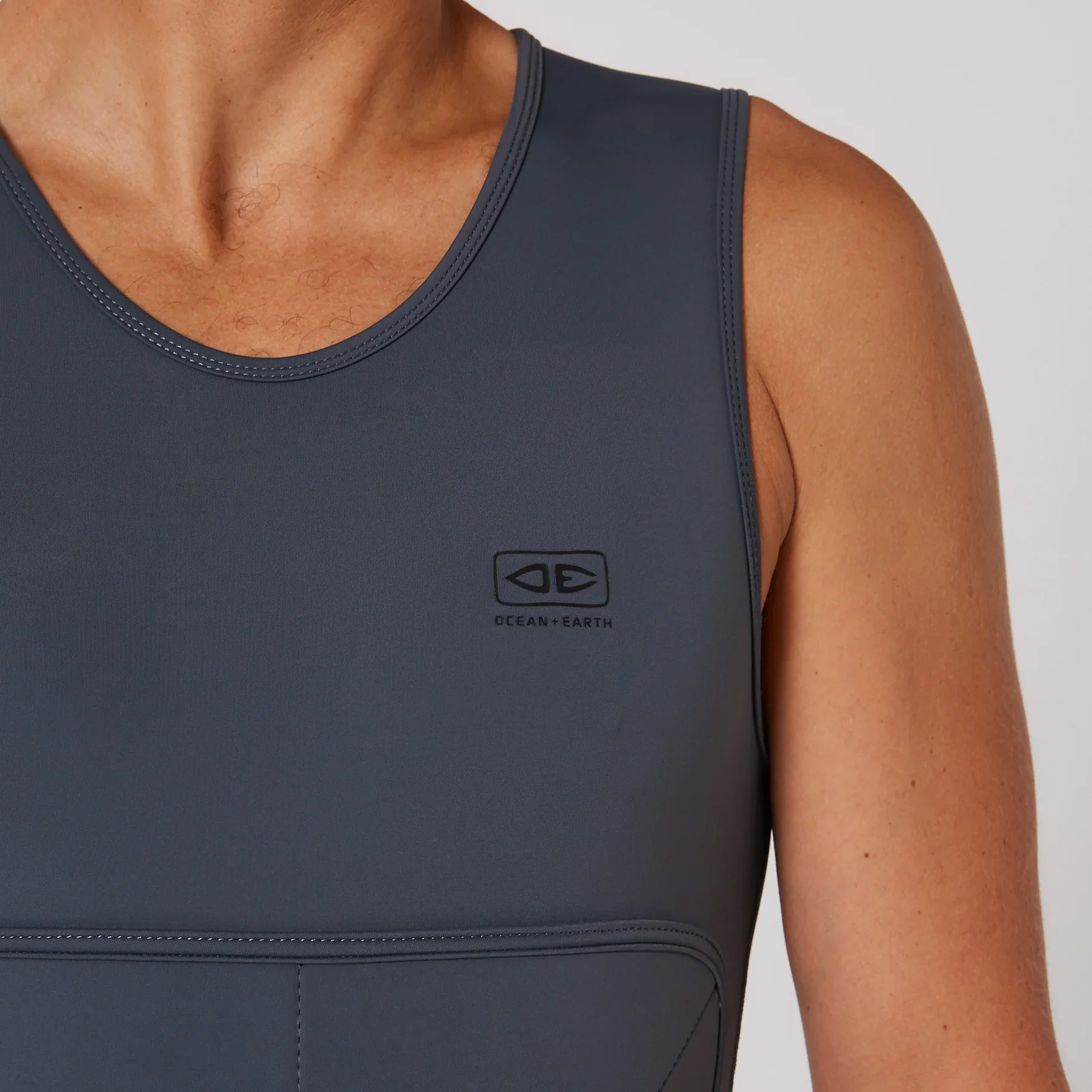 MEN'S RIB GUARD PADDED VEST - CHARCOAL - Image 5