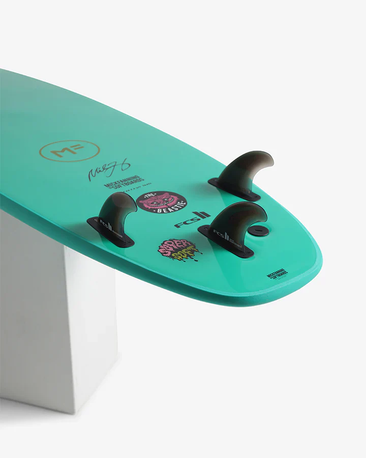 MF Beastie SuperSoft Softboard - Aqua Marine - Image 3