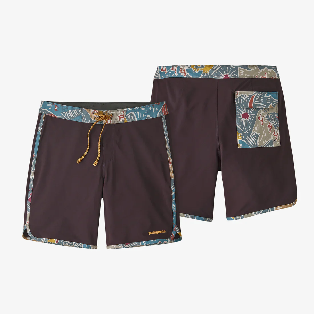 M'S HYDROPEAK SCALLOP B/SHORTS - OBSIDIAN PLUM
