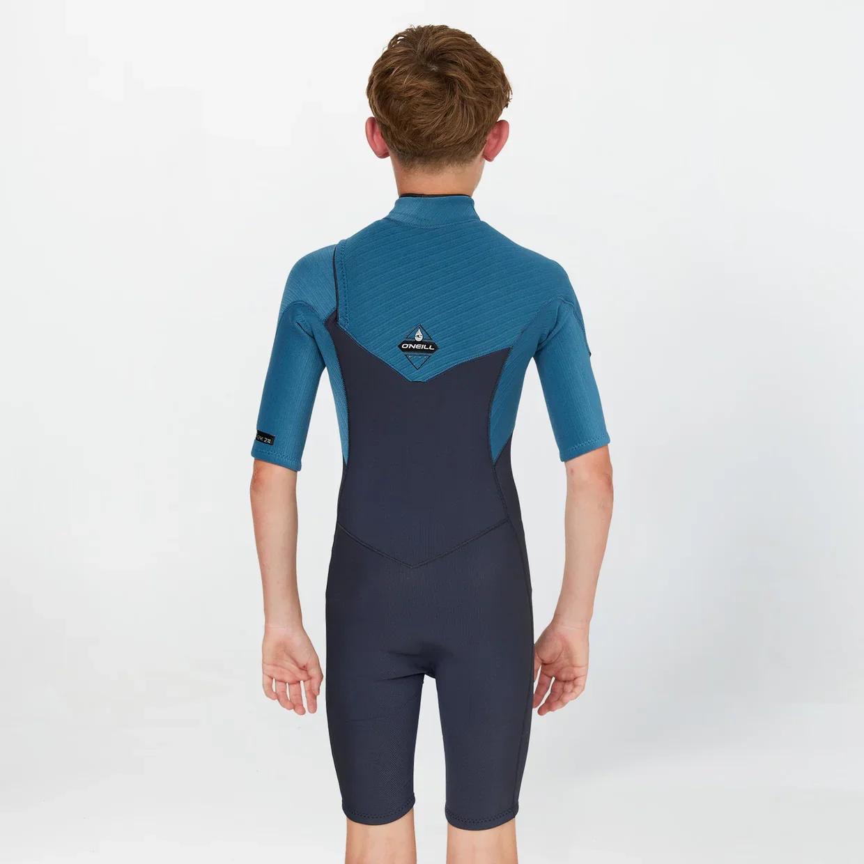 O'neill Boys HyperFreak Chest Zip Short Sleeve Spring - Blue Haze - Image 2