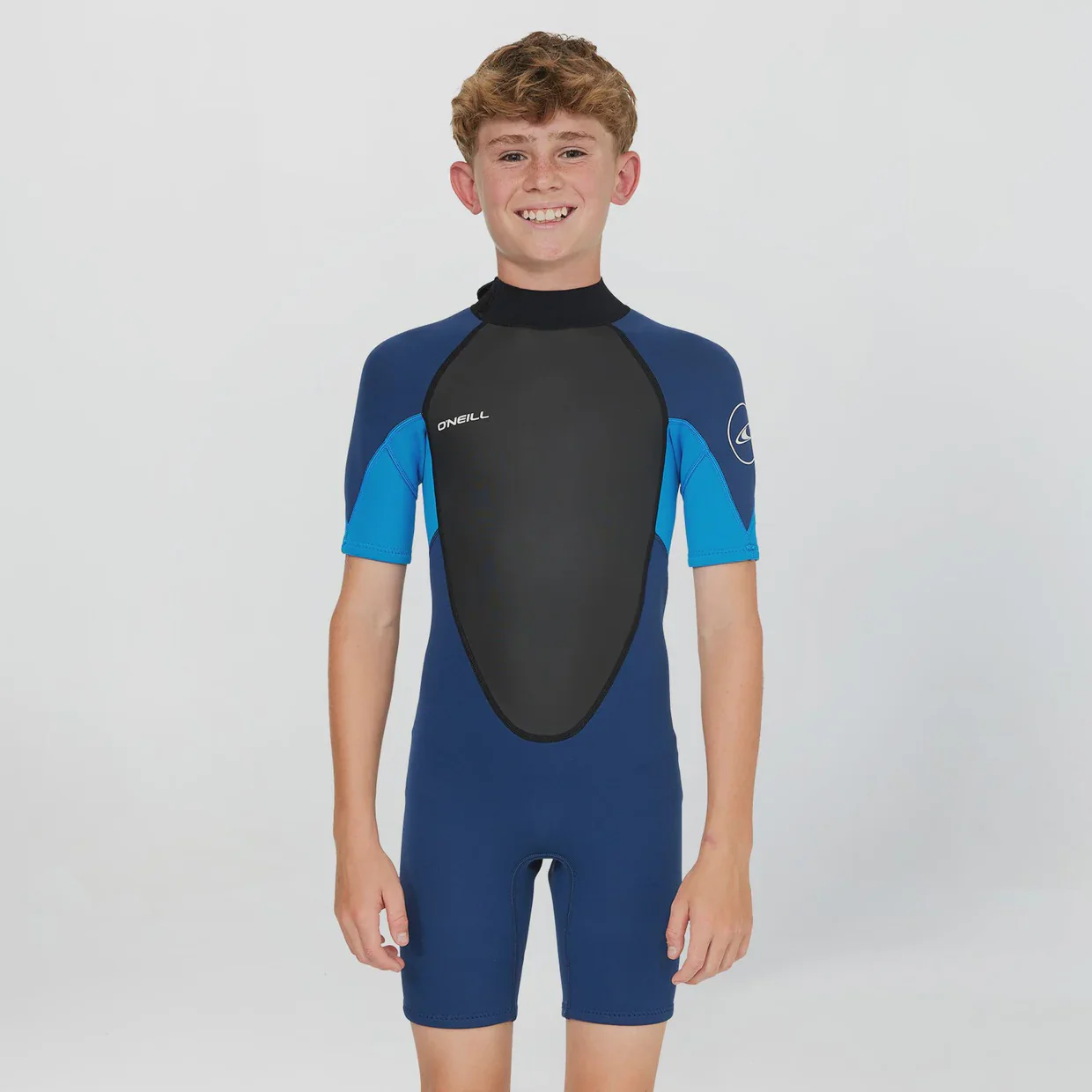 O'neill Boys Reactor 2mm Back Zip Spring Suit - Navy