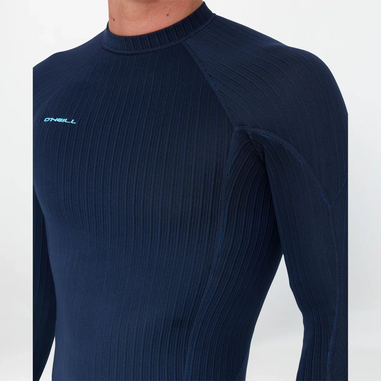 O'neill HyperX 1.5mm Long Sleeve Wetsuit Top - Carbon Blue - Image 5